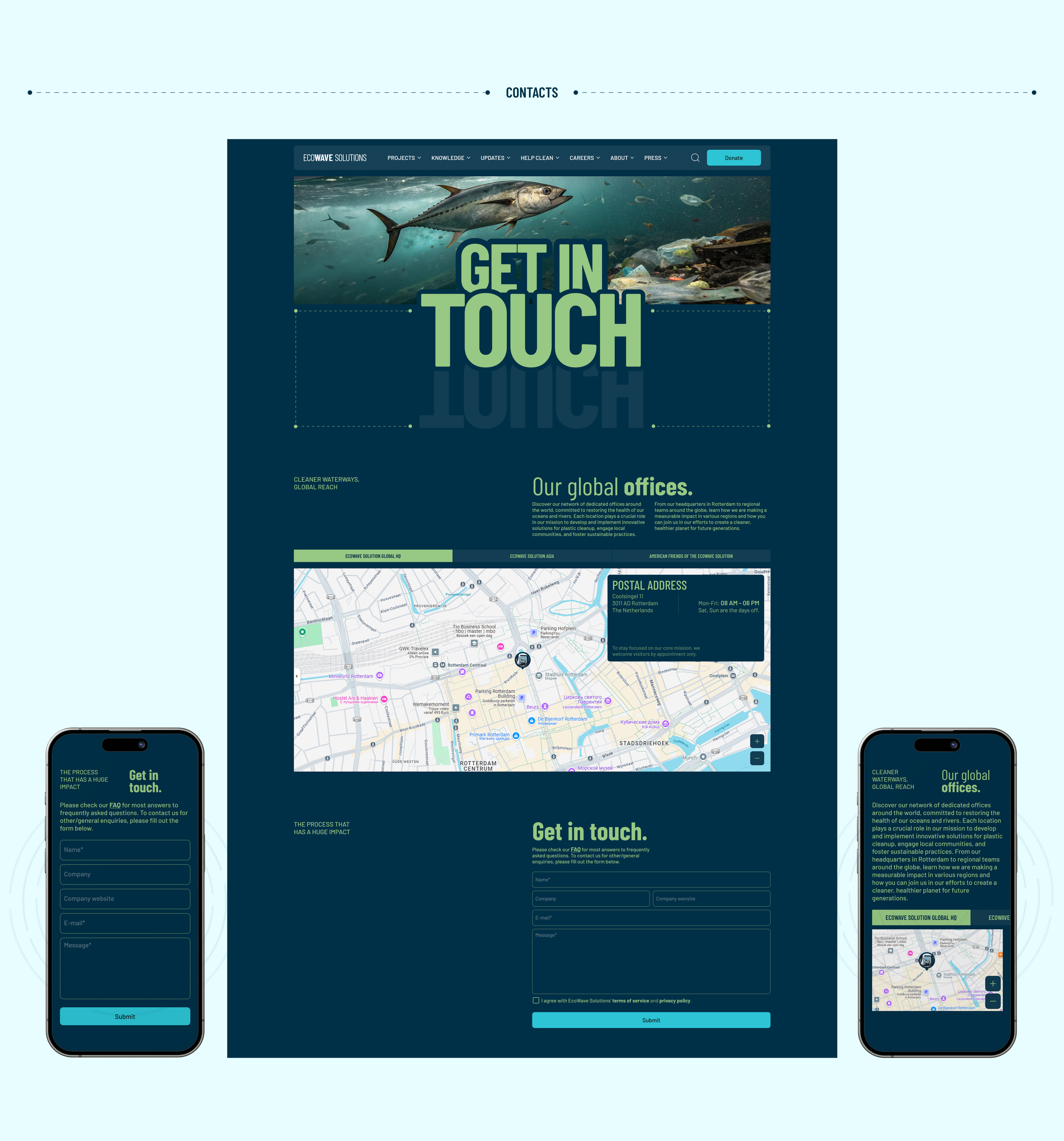 Corporate website | EcoWave Solutions — Изображение №23 — Интерфейсы, Графика на Dprofile