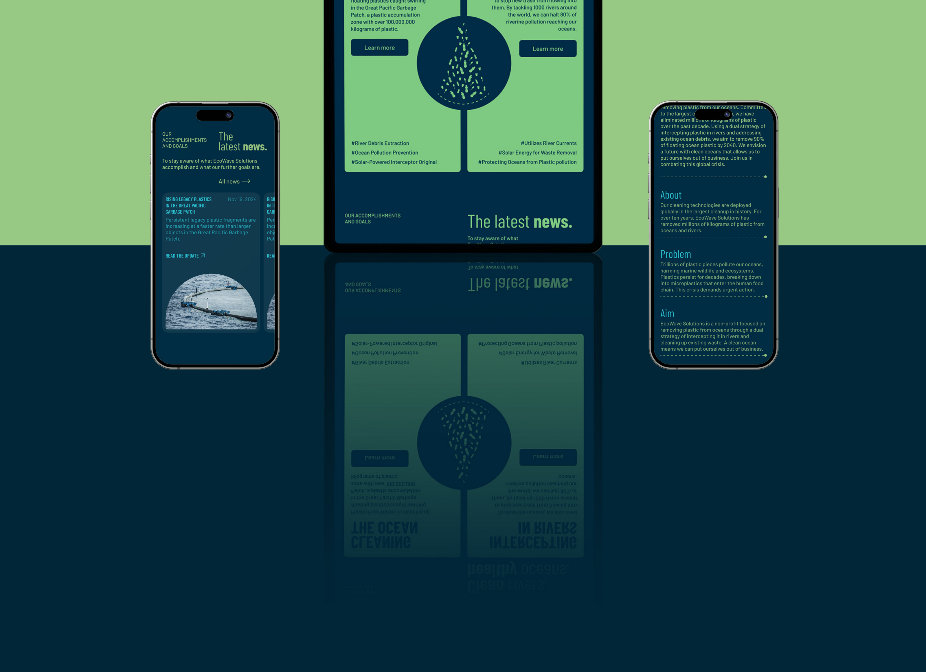 Corporate website | EcoWave Solutions — Изображение №8 — Интерфейсы, Графика на Dprofile