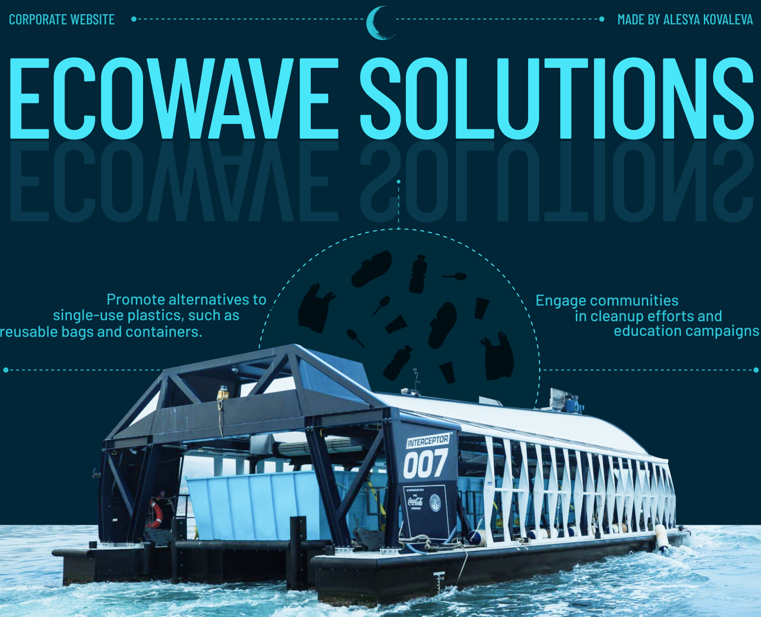 Corporate website | EcoWave Solutions — Интерфейсы, Графика на Dprofile