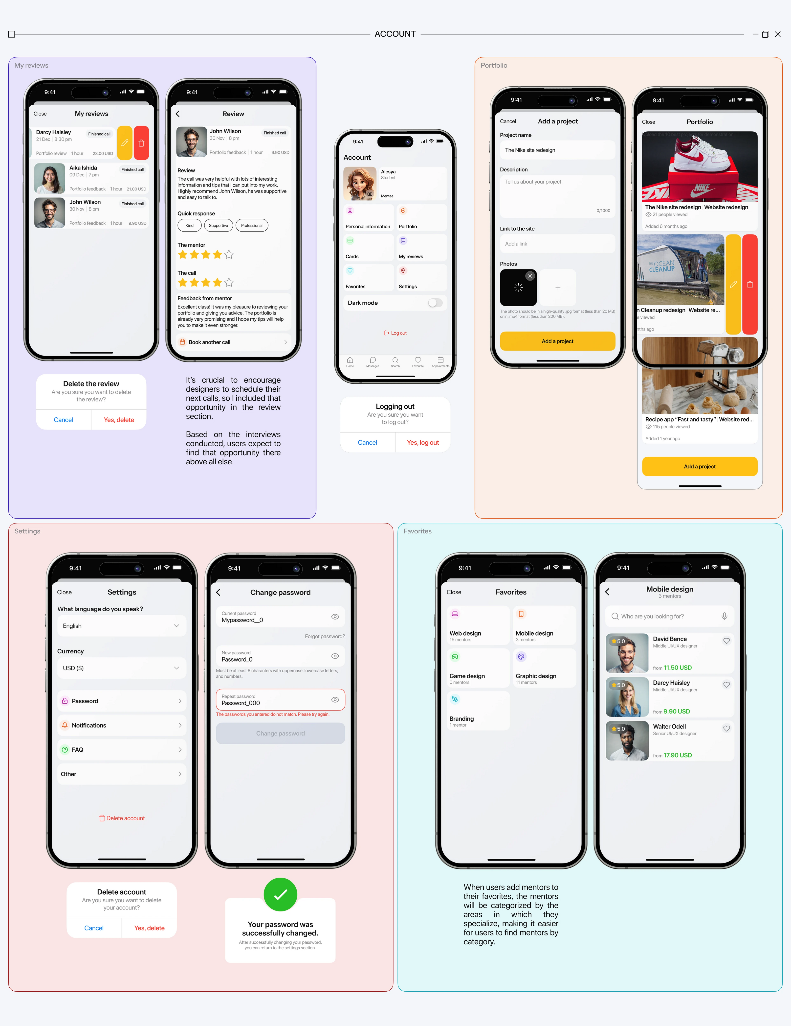 DesignSpace | Mobile app | Search for a mentor — Изображение №18 — Интерфейсы на Dprofile
