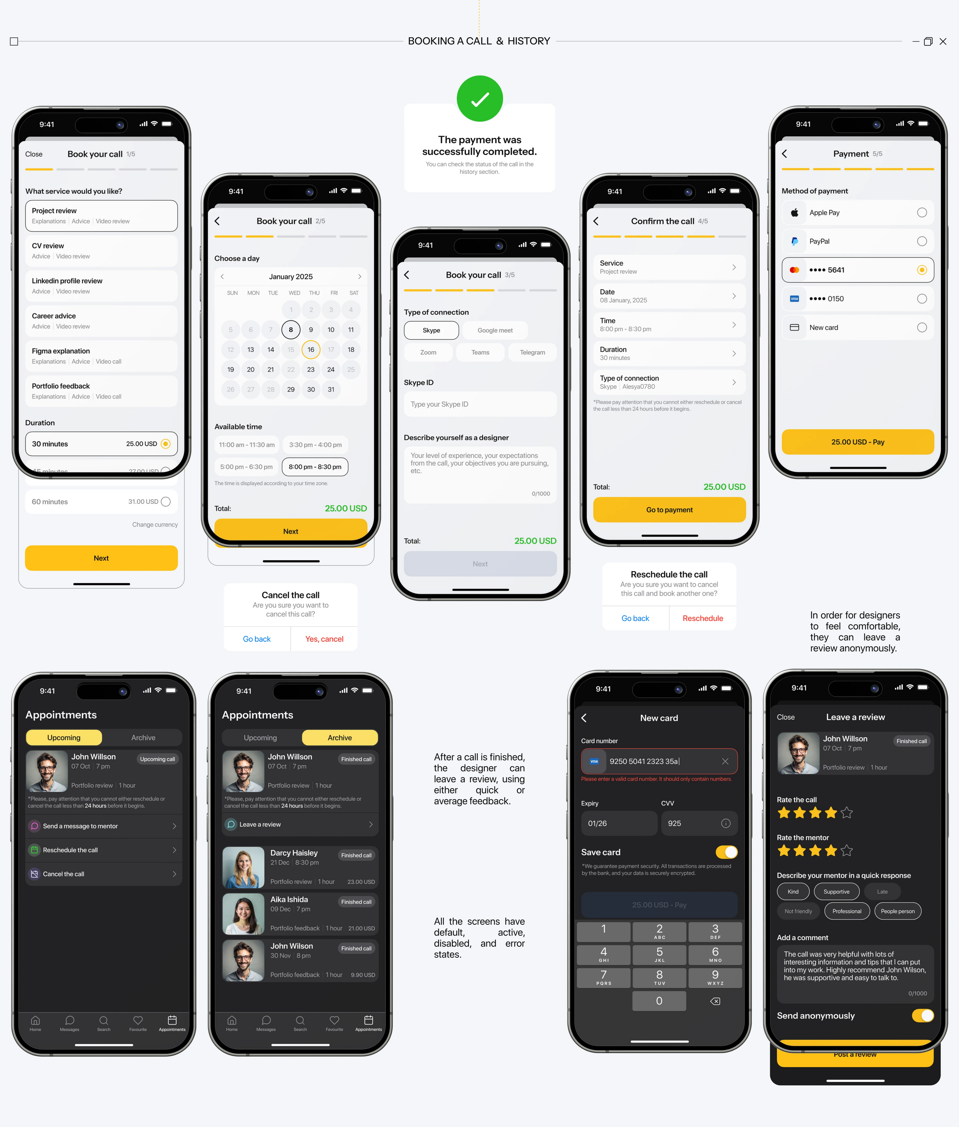 DesignSpace | Mobile app | Search for a mentor — Изображение №16 — Интерфейсы на Dprofile