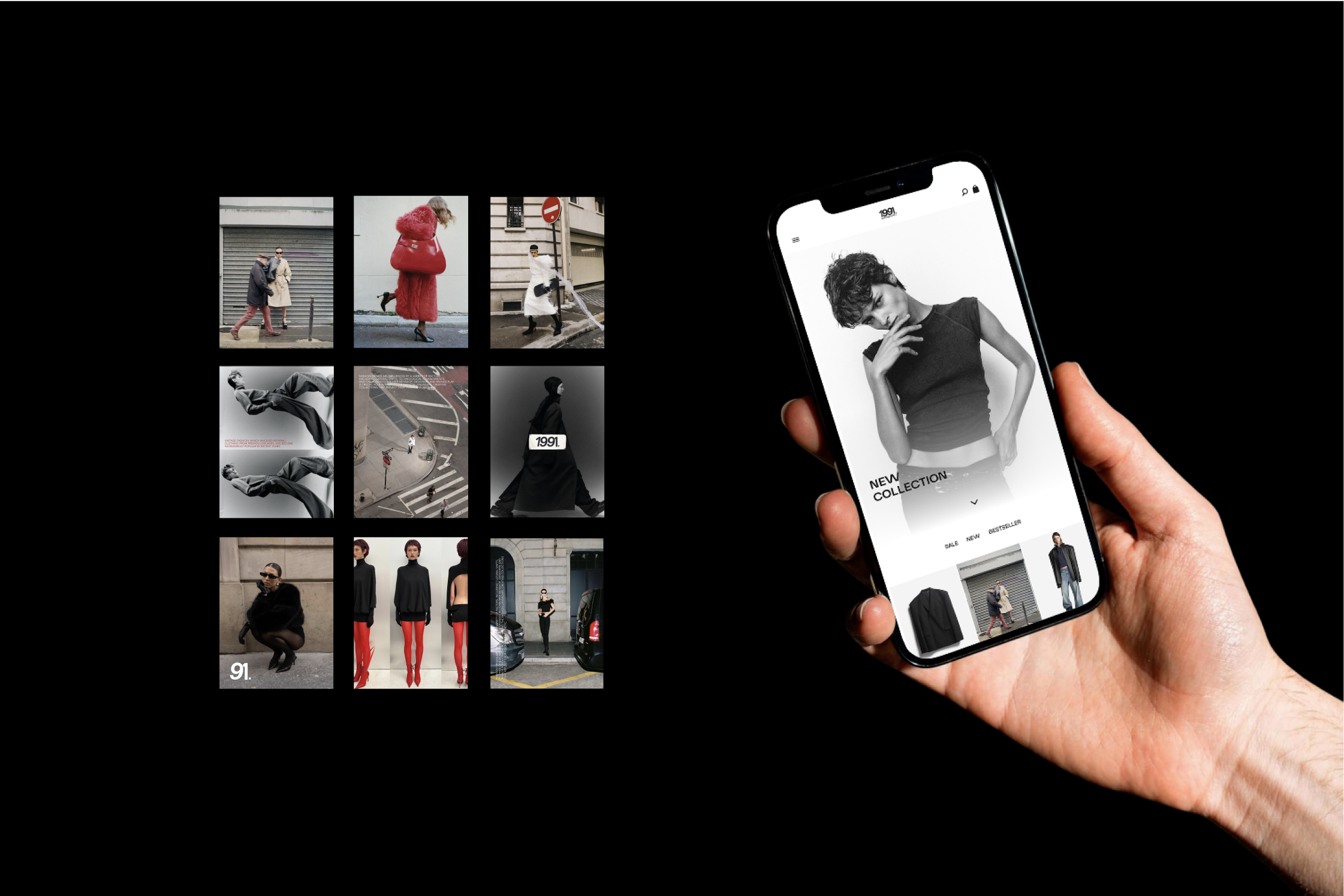 brand identity | 1991.conceptstore — Изображение №13 — Интерфейсы, Брендинг на Dprofile