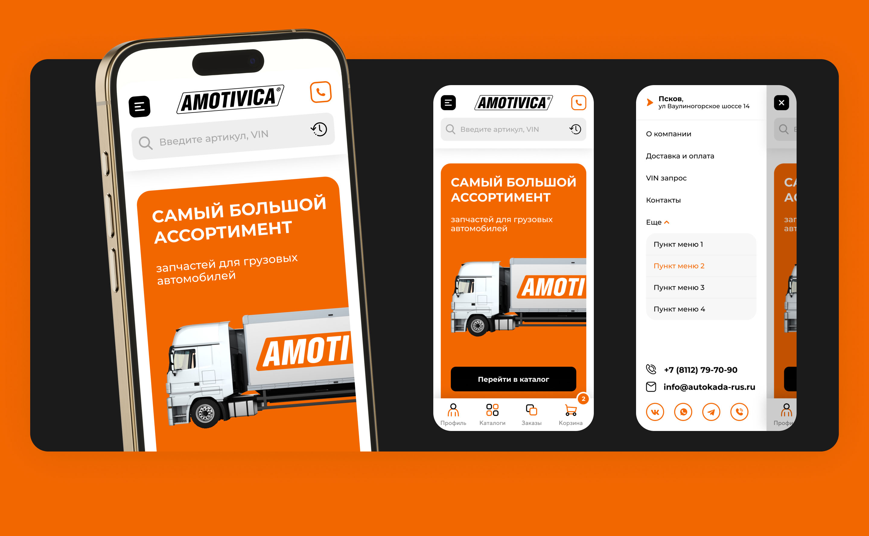 Amotivica — Изображение №6 — Интерфейсы, Брендинг на Dprofile