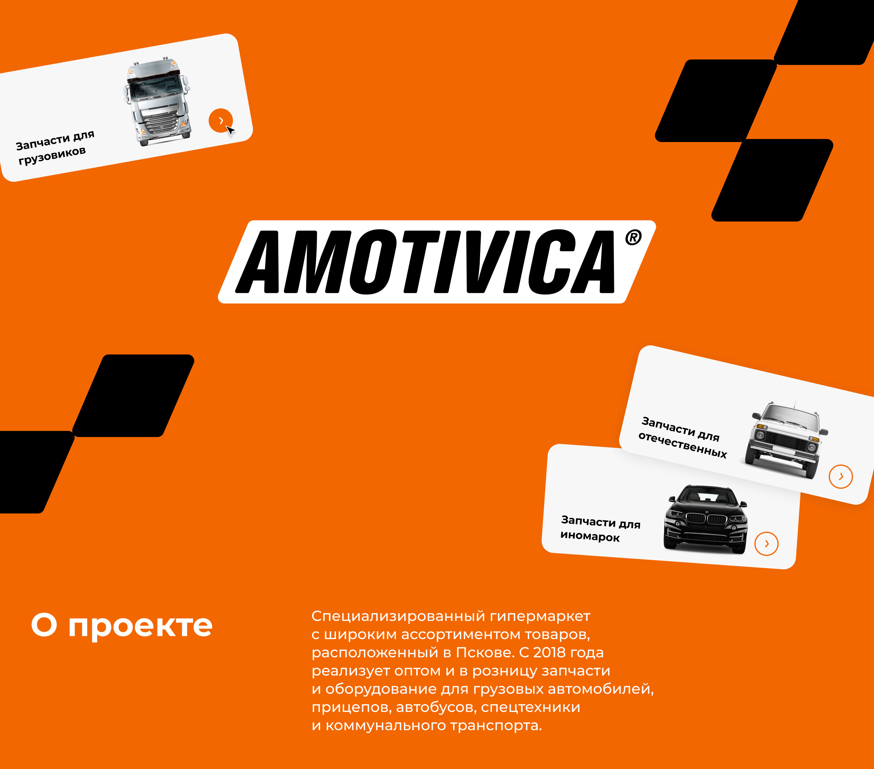 Amotivica — Изображение №1 — Интерфейсы, Брендинг на Dprofile