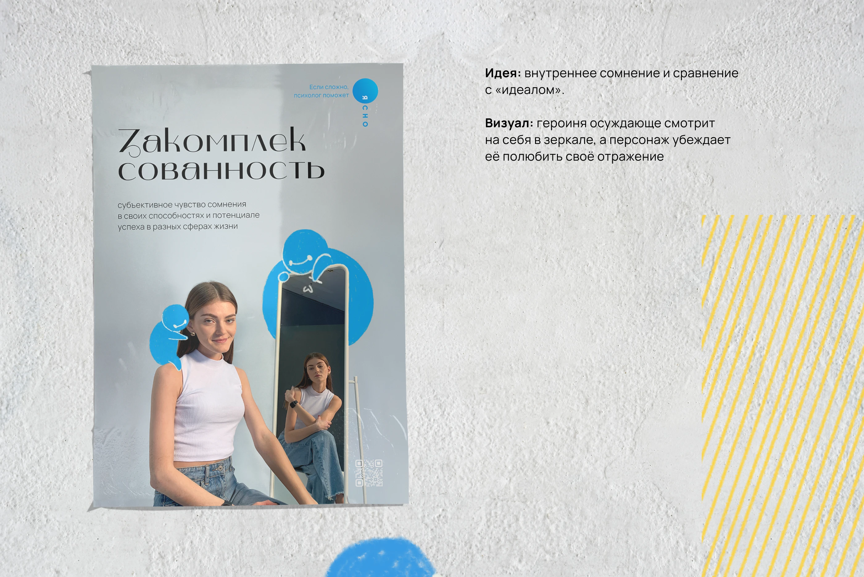 Серия афиш для онлайн-сервиса психотерапии Ясно — Изображение №4 — Иллюстрация, Маркетинг на Dprofile