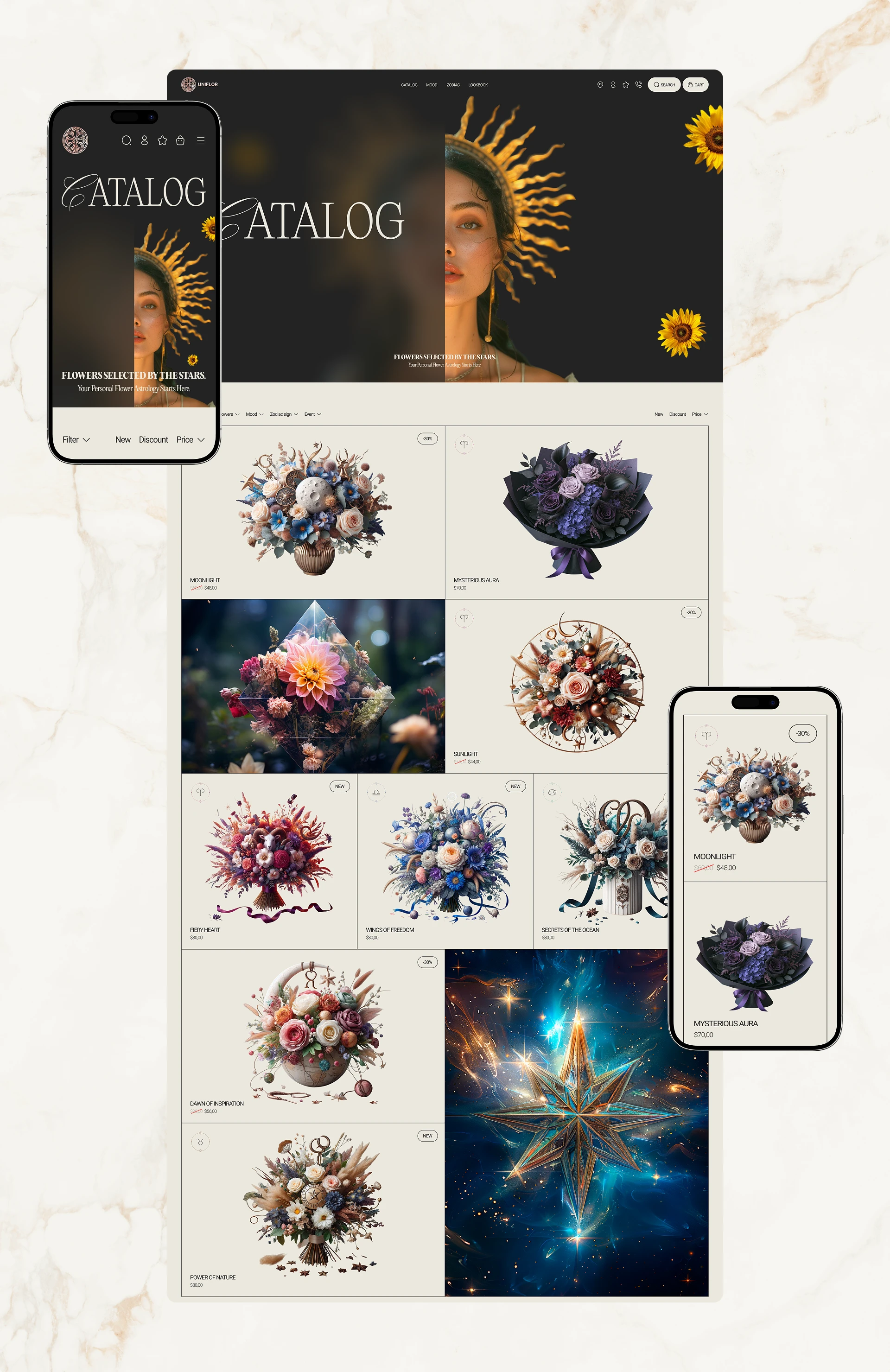 UNIFLOR | Online Store — Изображение №5 — Интерфейсы, Анимация на Dprofile