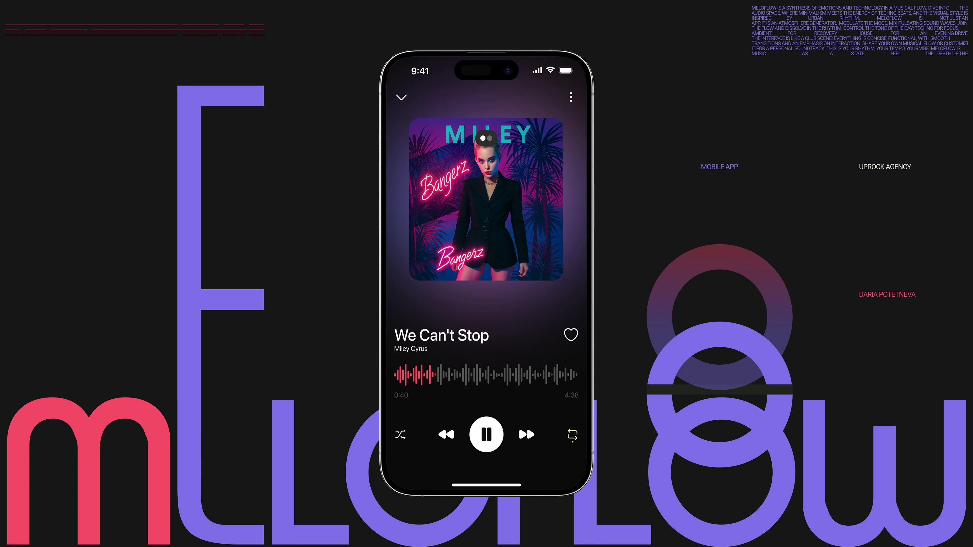 MeloFlow | Music Mobile App — Изображение №1 — Интерфейсы на Dprofile