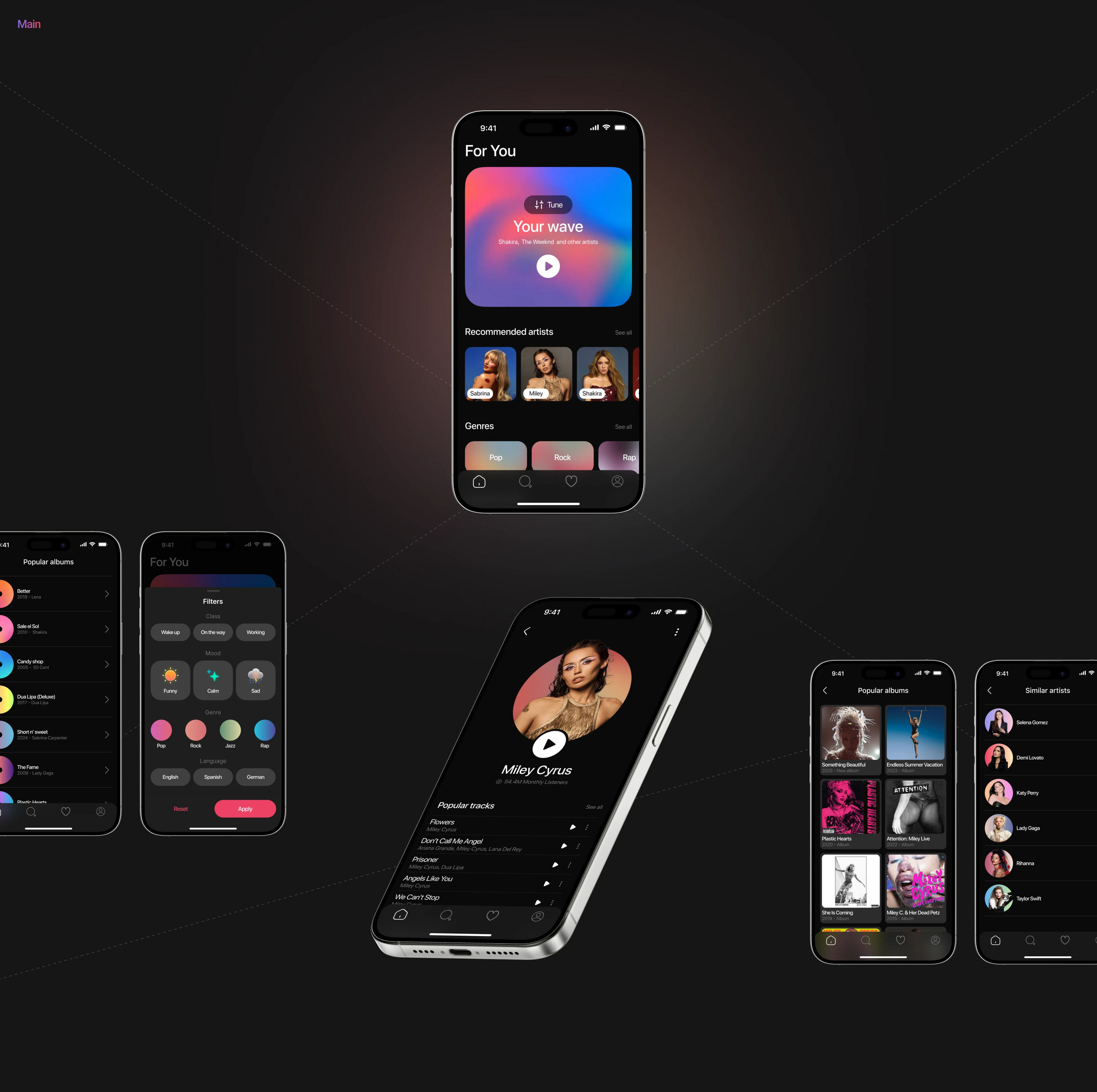 MeloFlow | Music Mobile App — Изображение №9 — Интерфейсы на Dprofile