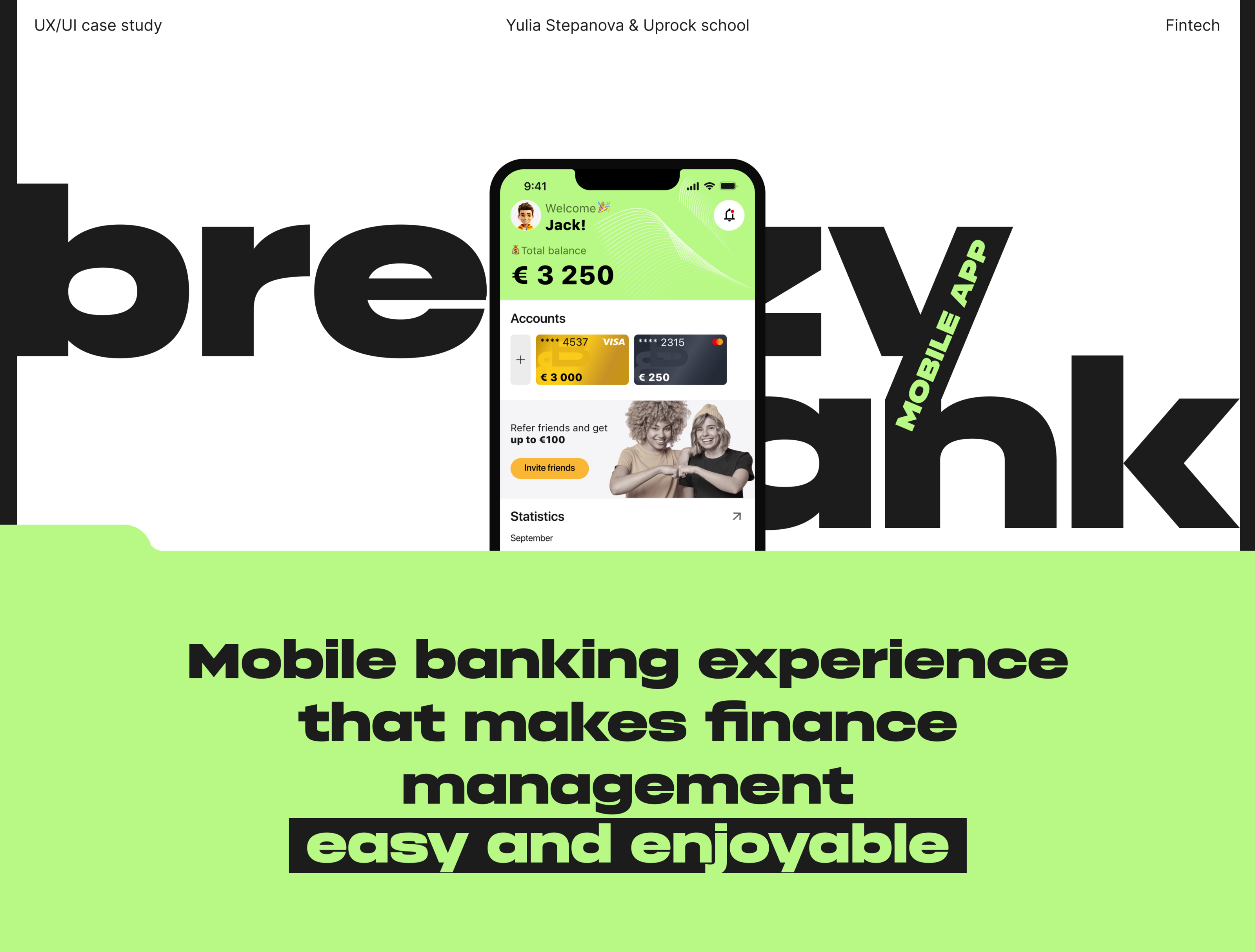 Bank app - UX/UI — Изображение №1 — Интерфейсы на Dprofile
