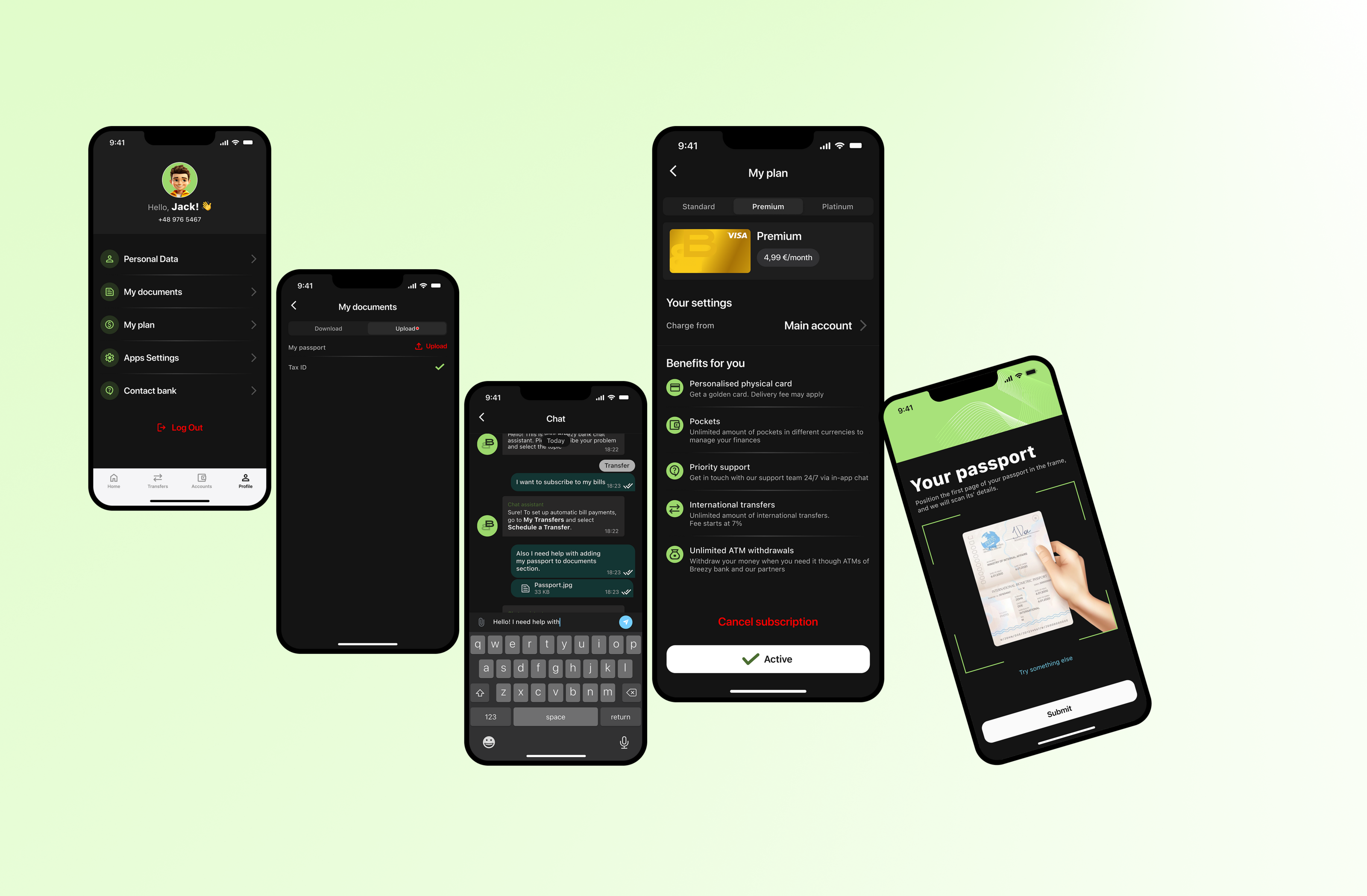Bank app - UX/UI — Изображение №15 — Интерфейсы на Dprofile