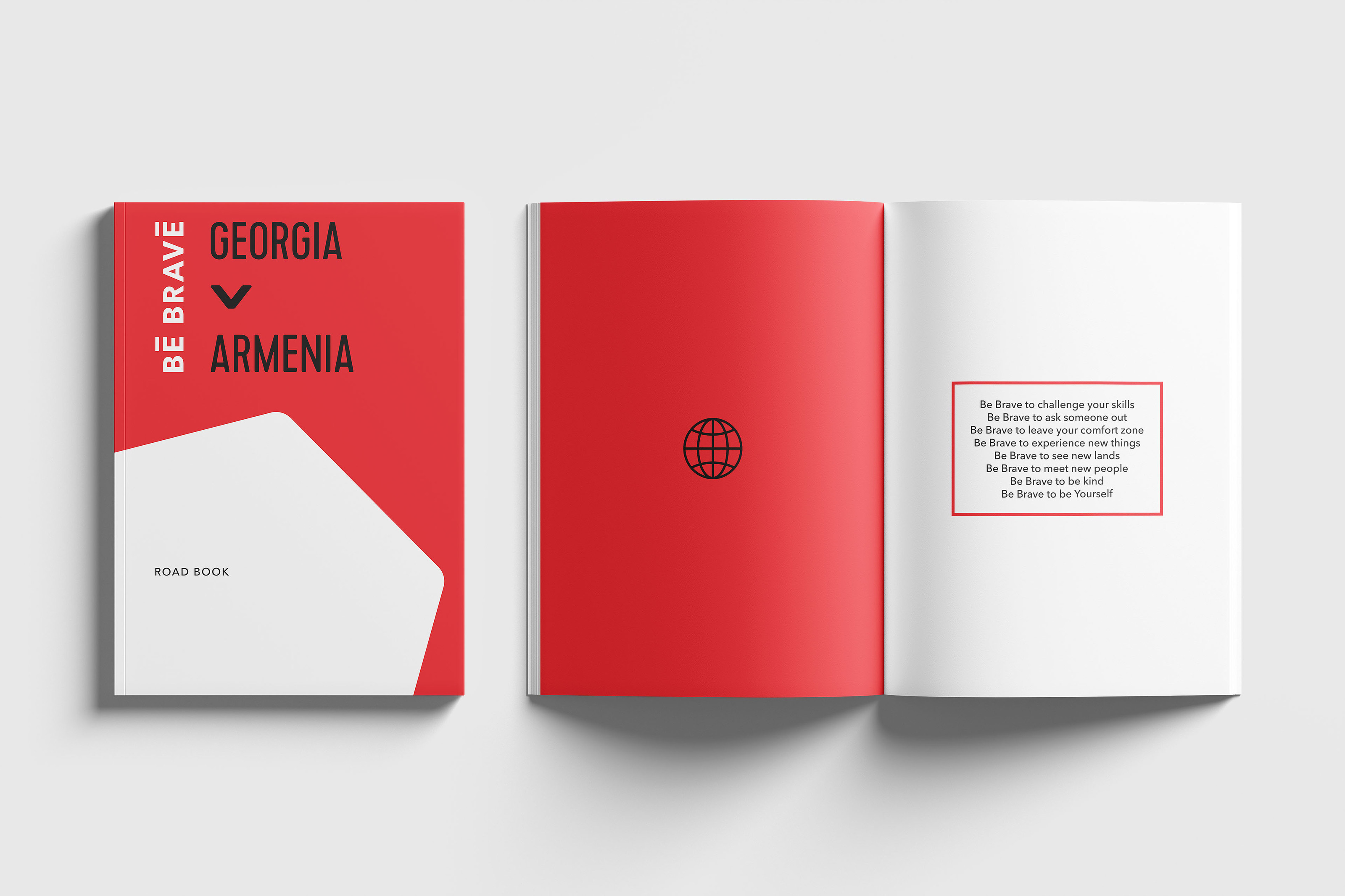 Be Brave. Road book. Georgia-Armenia — Изображение №1 — Графика на Dprofile