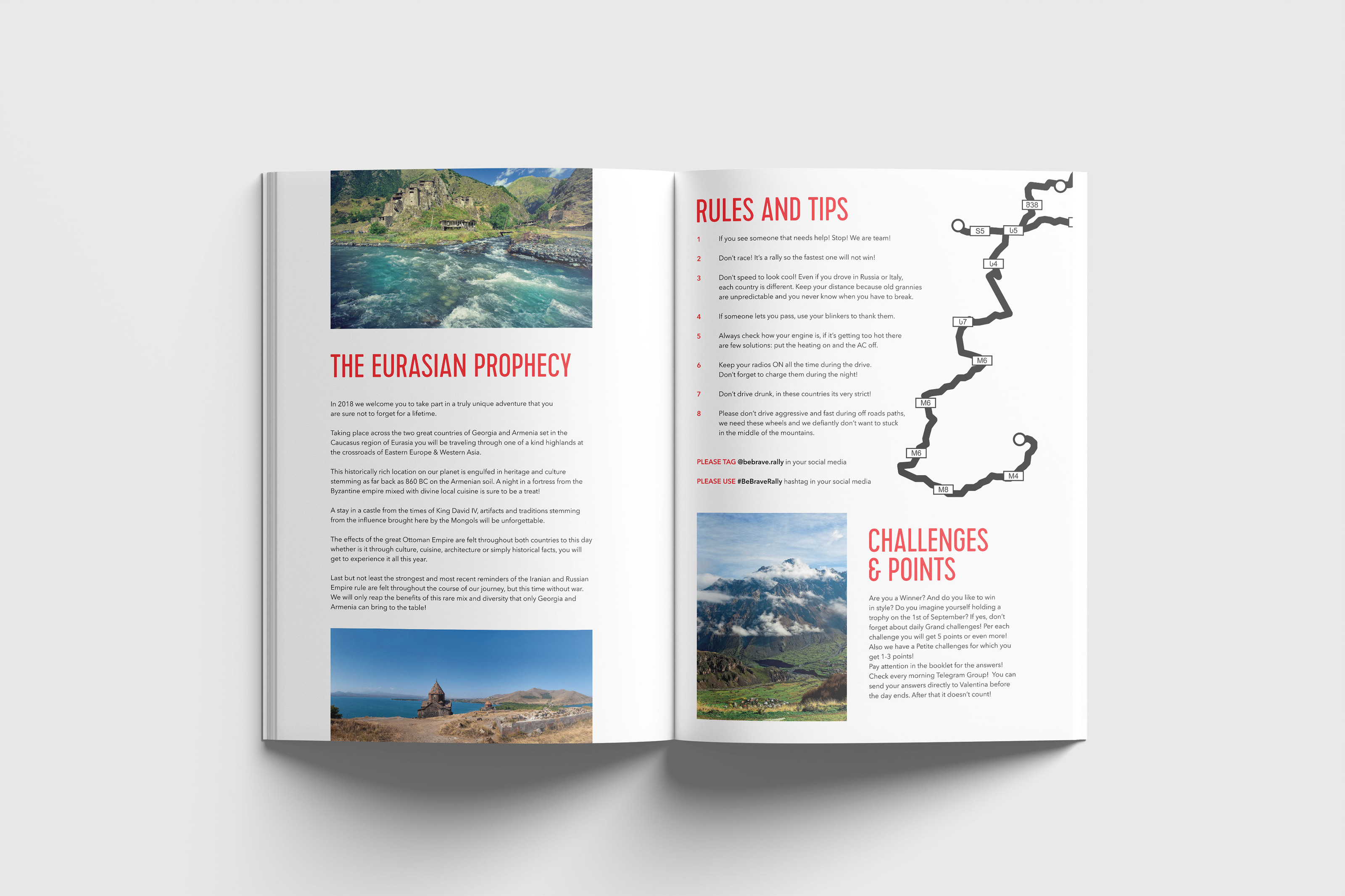 Be Brave. Road book. Georgia-Armenia — Изображение №3 — Графика на Dprofile