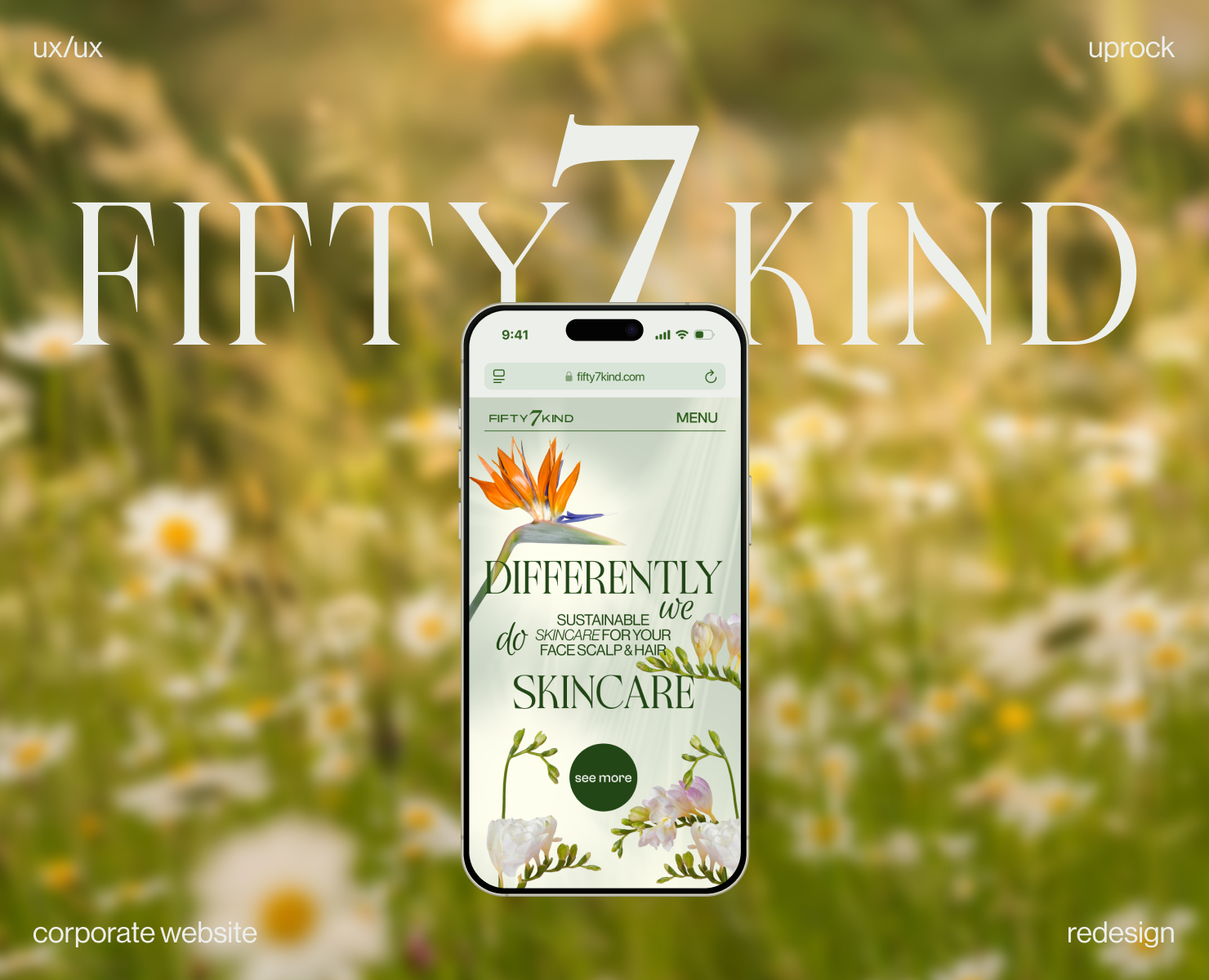 Fifty7Kind | Редизайн корпоративного сайта — Интерфейсы на Dprofile