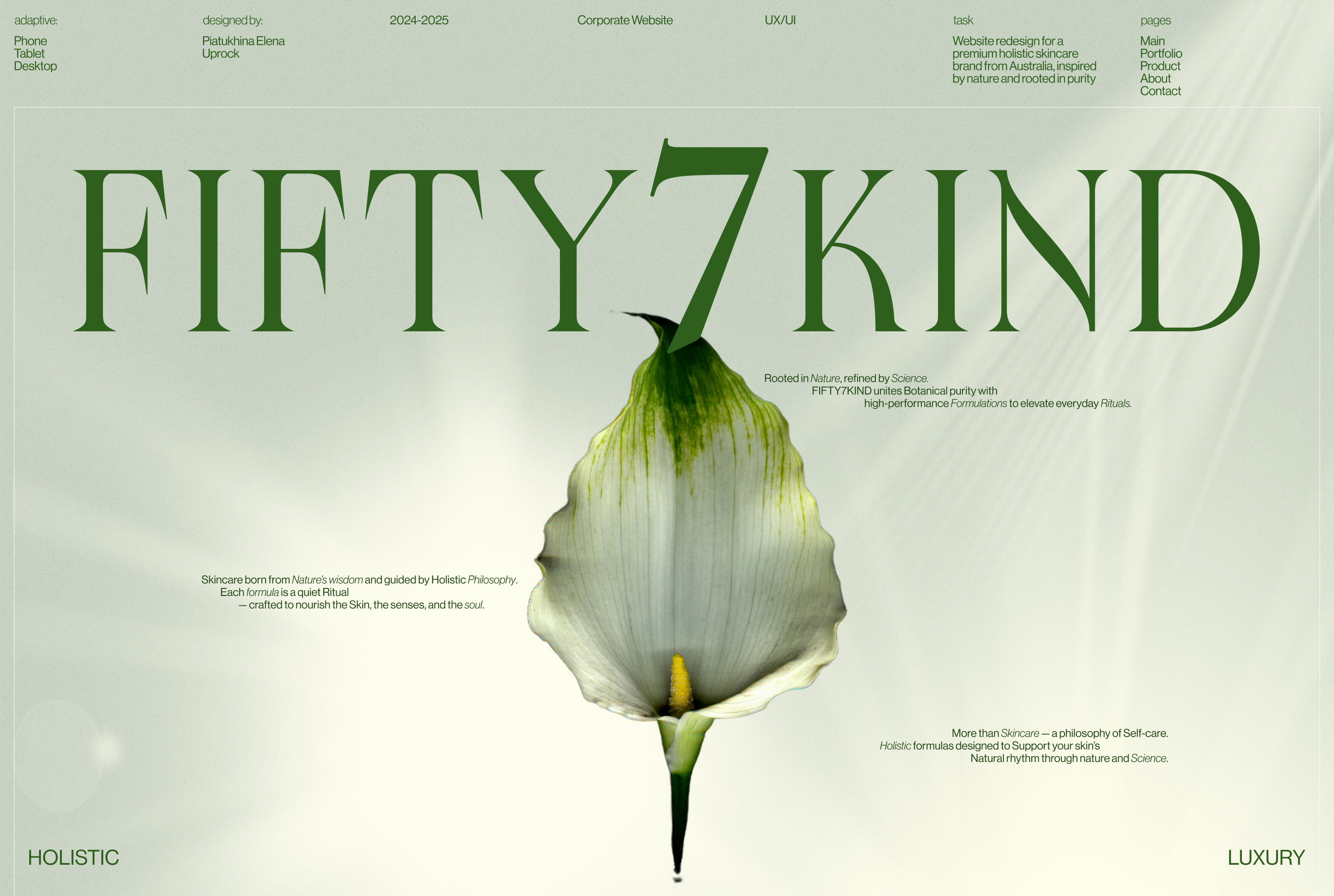 Fifty7Kind | Редизайн корпоративного сайта — Изображение №1 — Интерфейсы на Dprofile