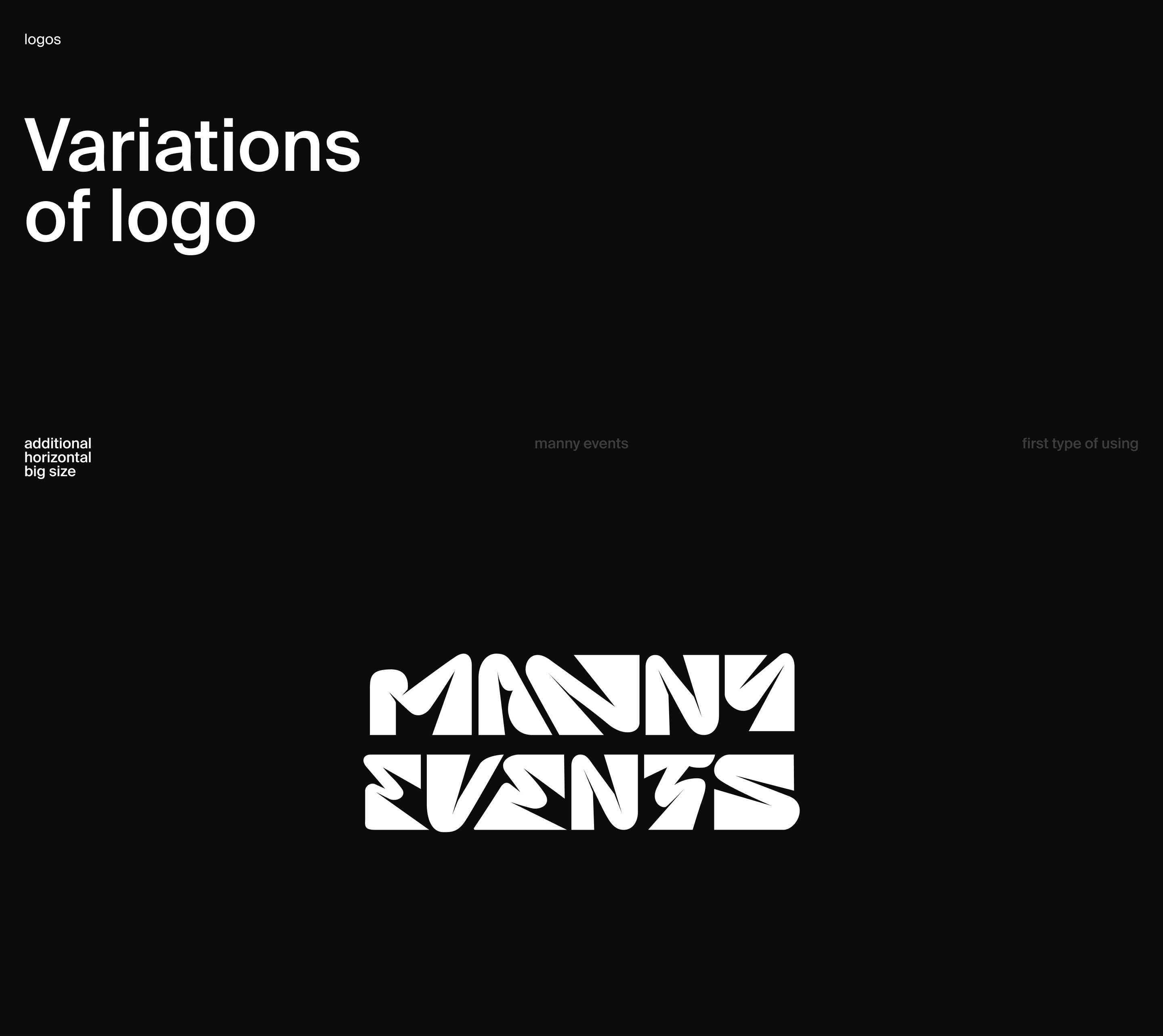 Manny Events - айдентика — Изображение №13 — Брендинг на Dprofile
