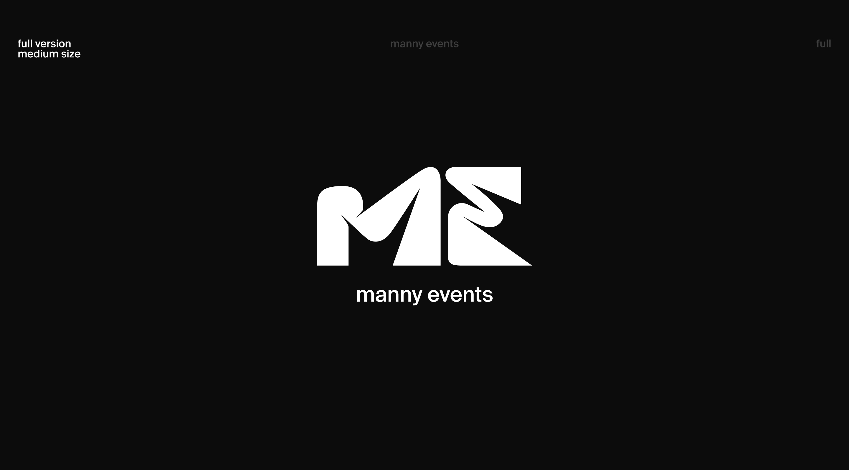 Manny Events - айдентика — Изображение №18 — Брендинг на Dprofile