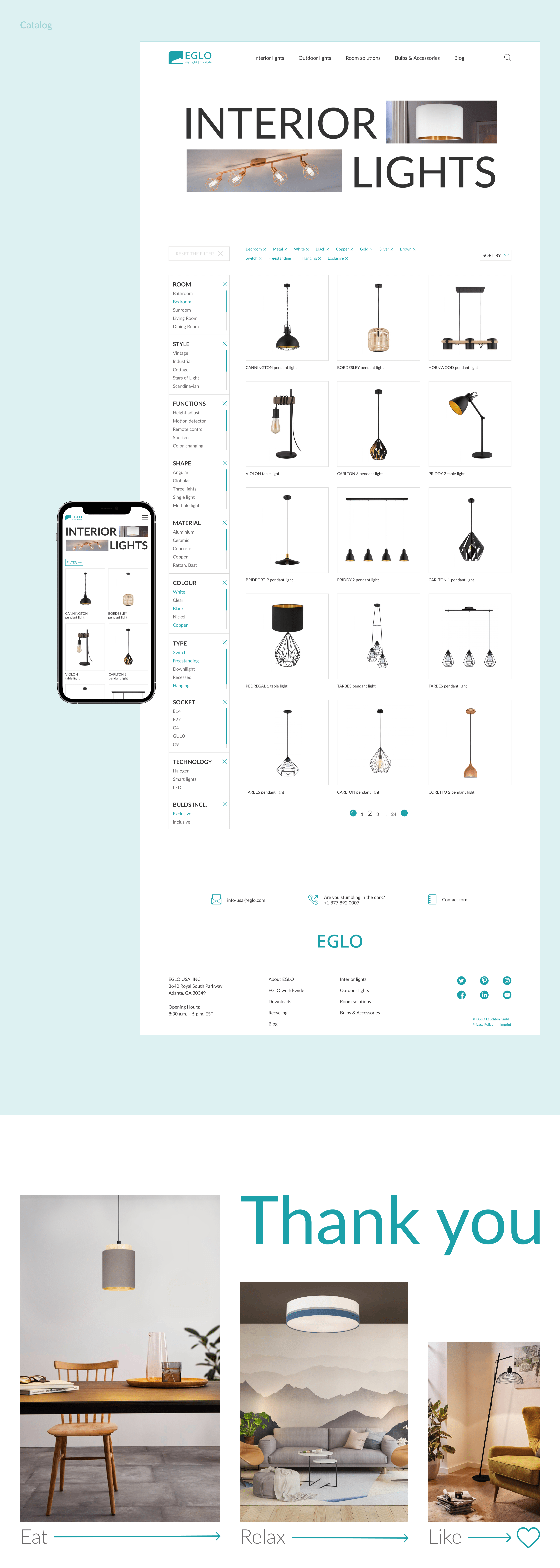 Eglo — Изображение №10 — Интерфейсы на Dprofile