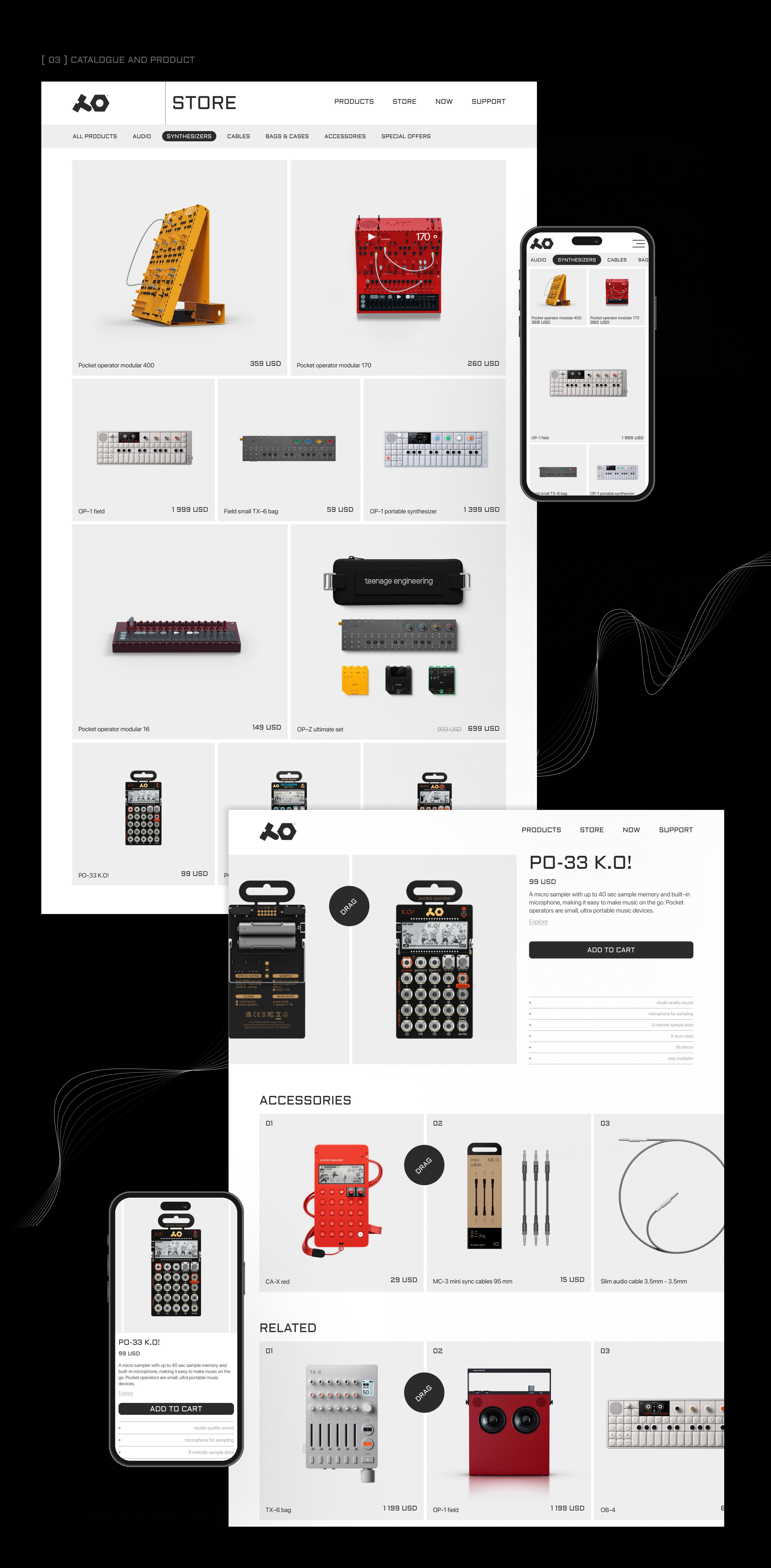 Teenage engineering online music shop — Изображение №4 — Интерфейсы на Dprofile