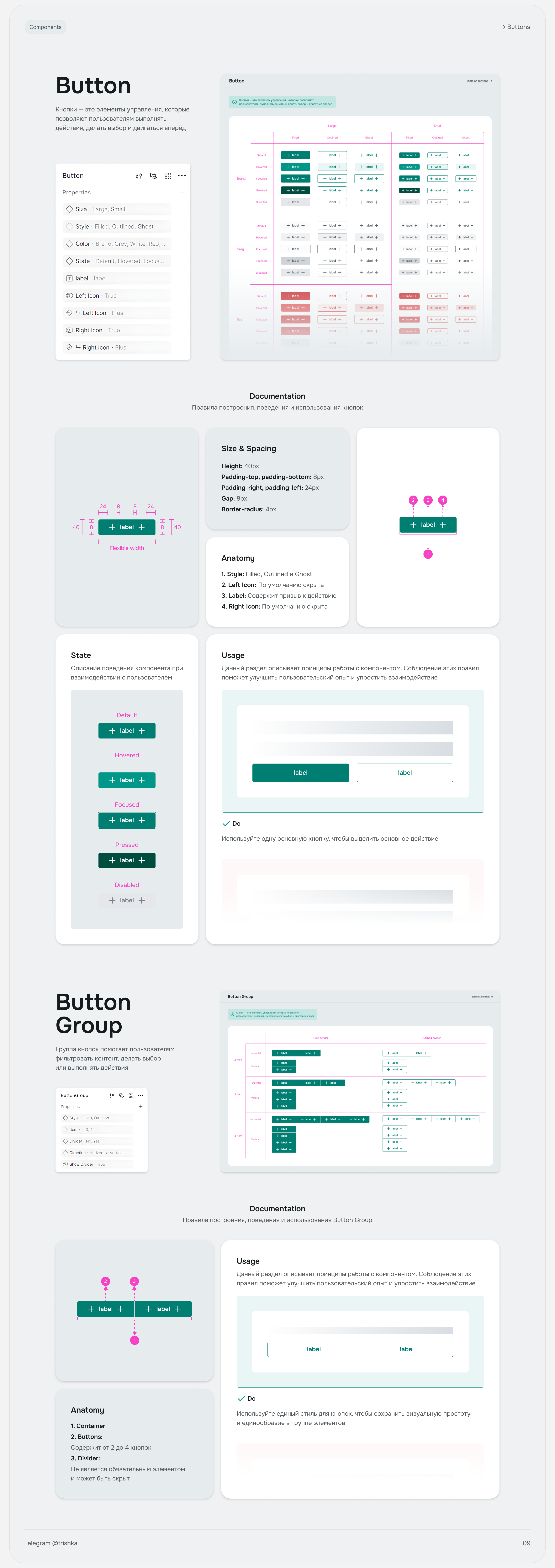 UI Kit | Atomic Design — Изображение №10 — Интерфейсы на Dprofile