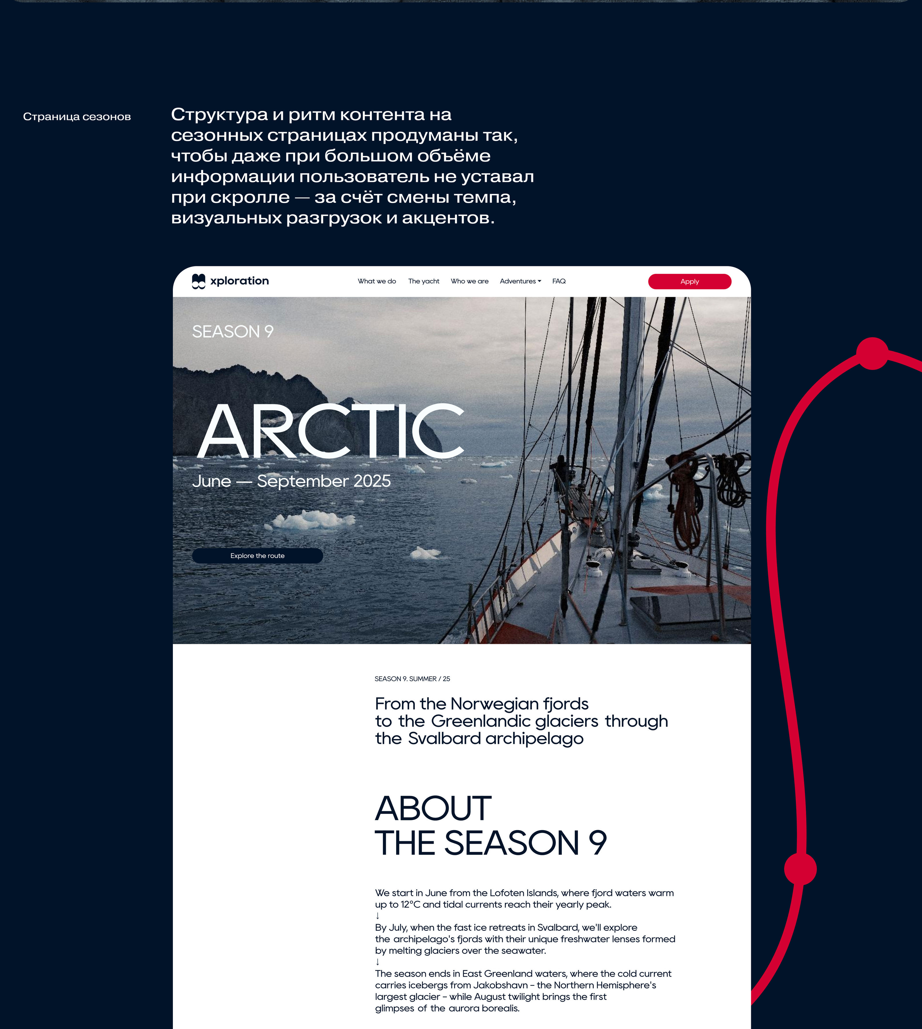 XPLORATION | Дизайн сайта — Изображение №7 — Интерфейсы на Dprofile