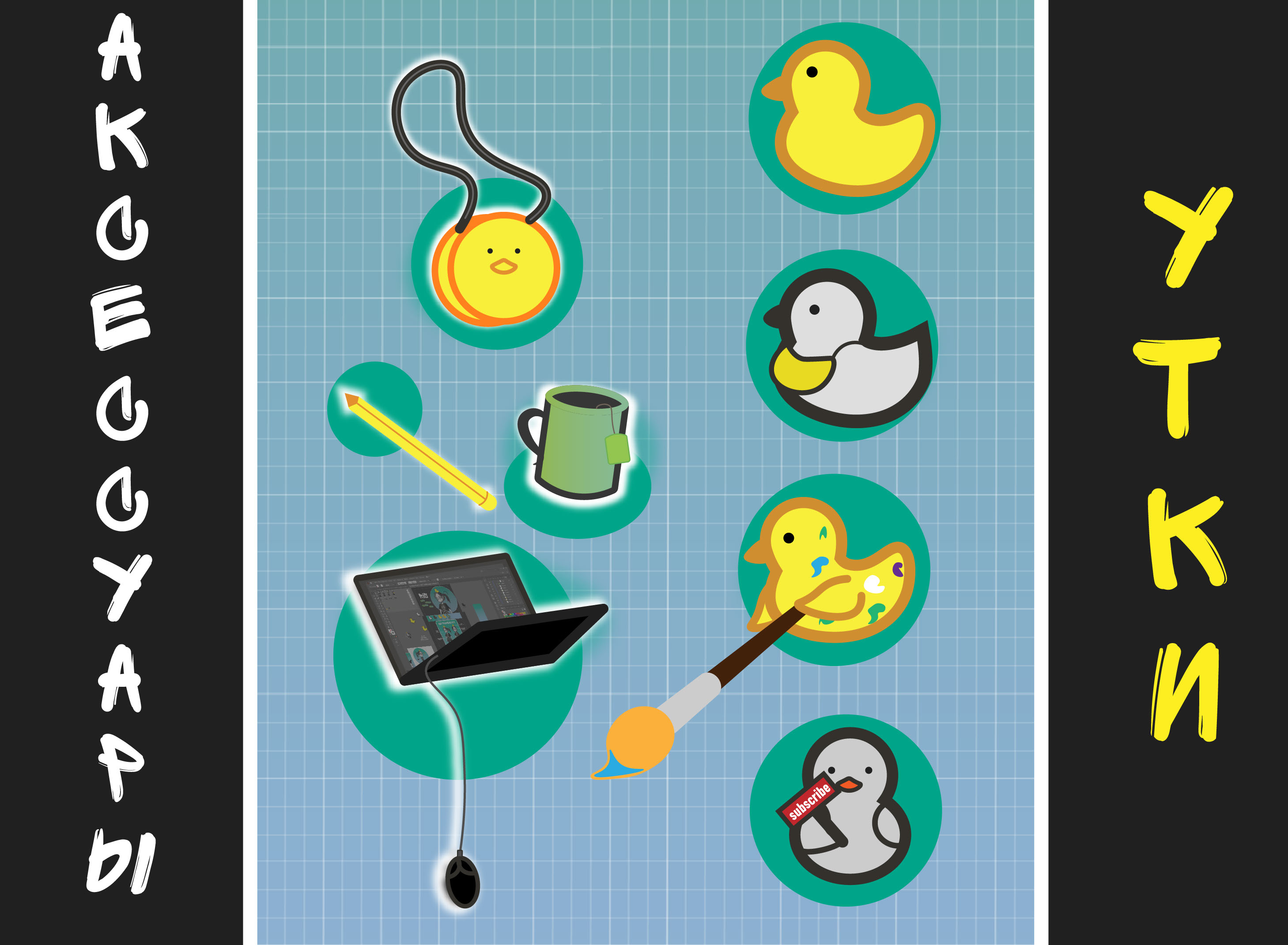 Персонаж для соцсетей RIS — Изображение №4 — Иллюстрация на Dprofile