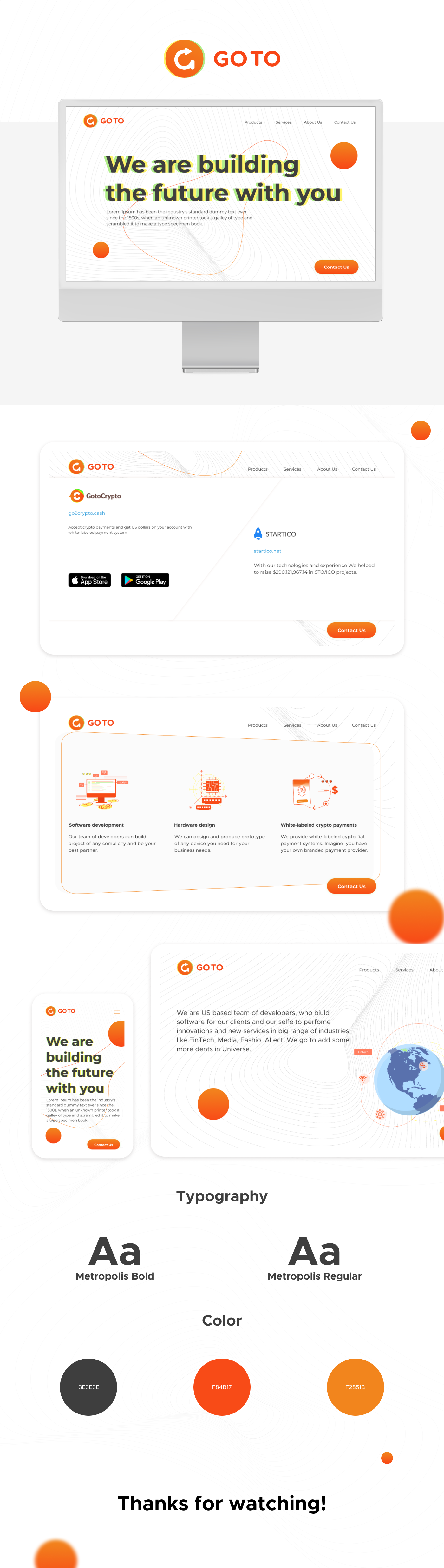GOTO — Изображение №1 — Интерфейсы на Dprofile