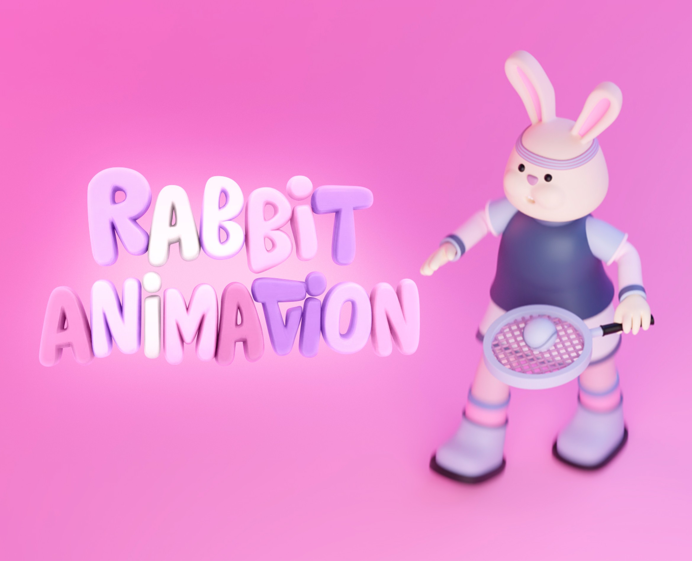 rabbit animation — 3D, Анимация на Dprofile