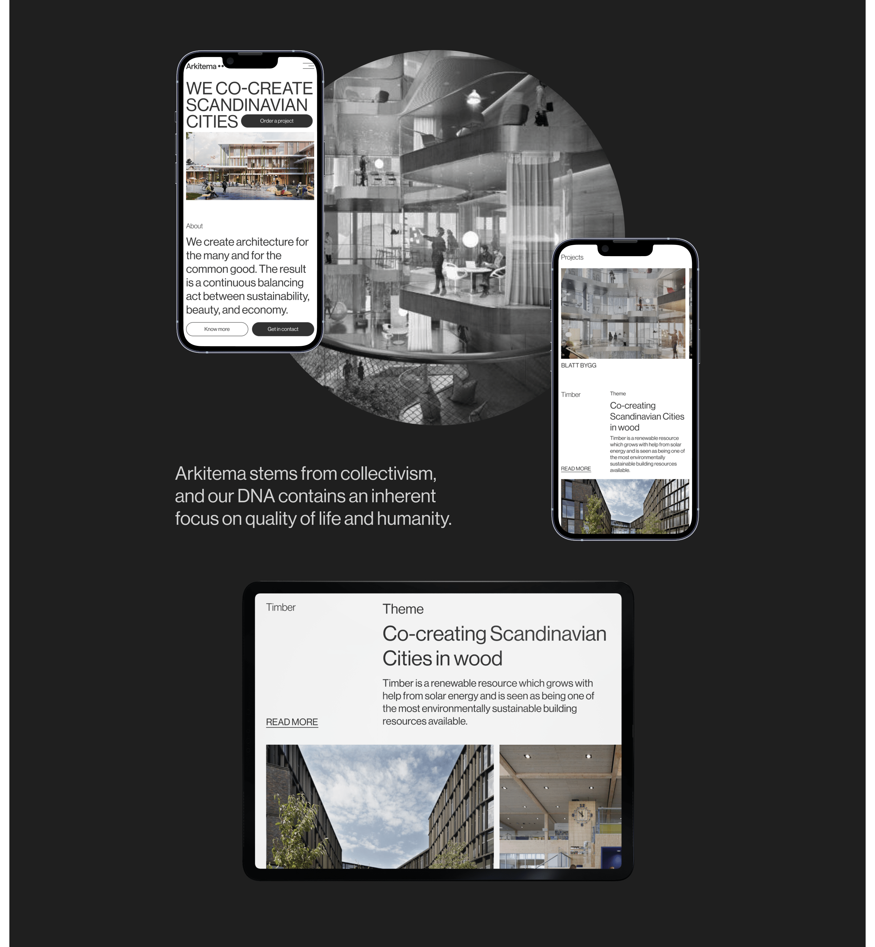 Arkitema | Corporate website — Изображение №3 — Интерфейсы, Брендинг на Dprofile