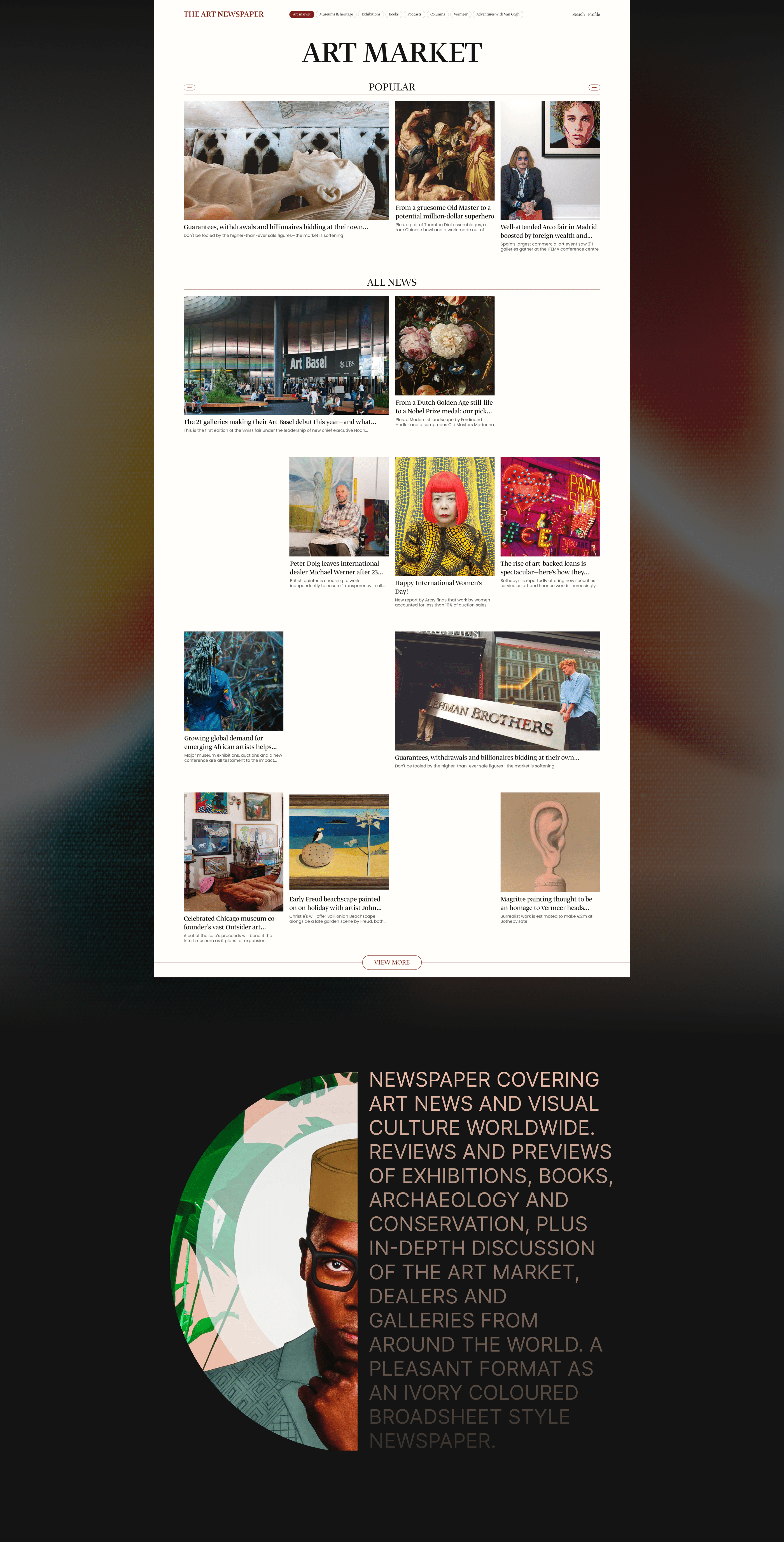 NEWS WEBSITE|REDESIGN — Изображение №4 — Интерфейсы на Dprofile