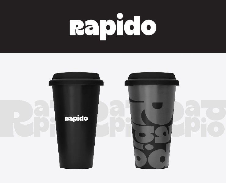 Логотип и айдентика для кофейни Rapido — Брендинг на Dprofile