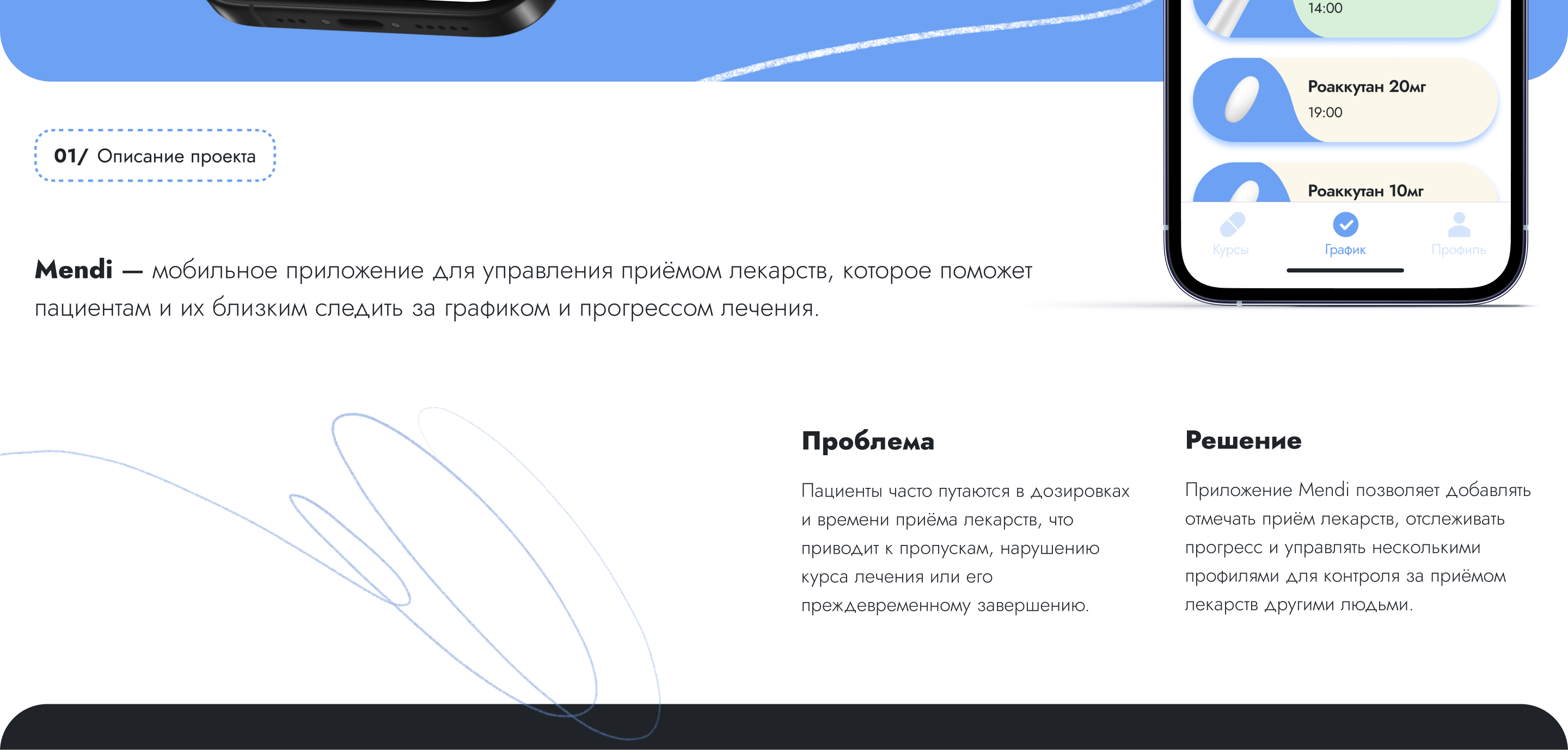 Mendi. Разработка мобильного приложения — Изображение №2 — Интерфейсы на Dprofile