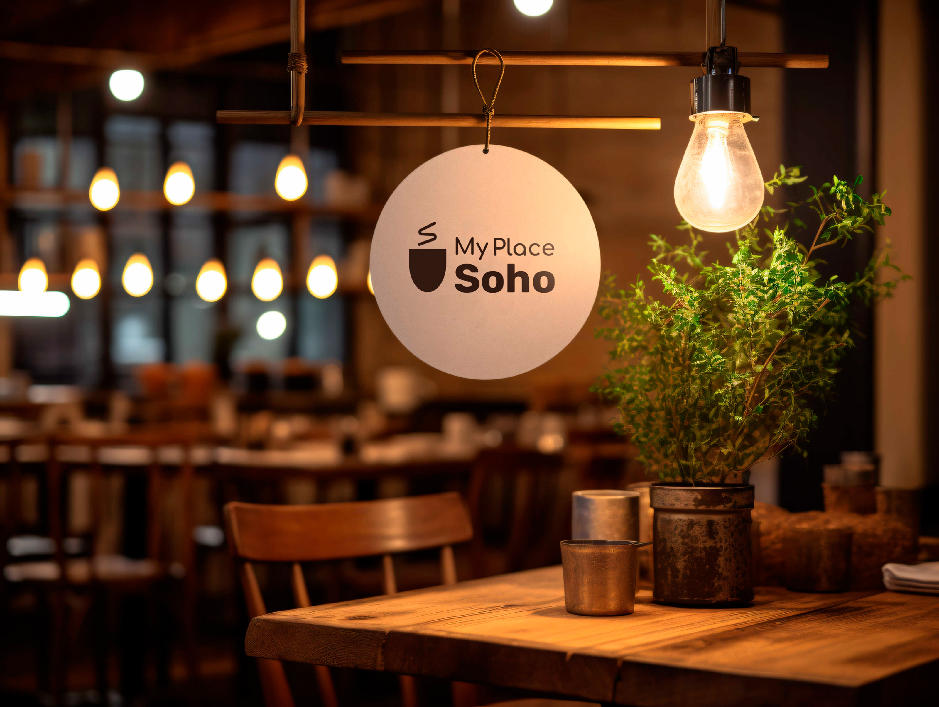 Логотип и минимальный фирменный стиль кофейни My Place Soho — Изображение №38 — Брендинг, Графика на Dprofile