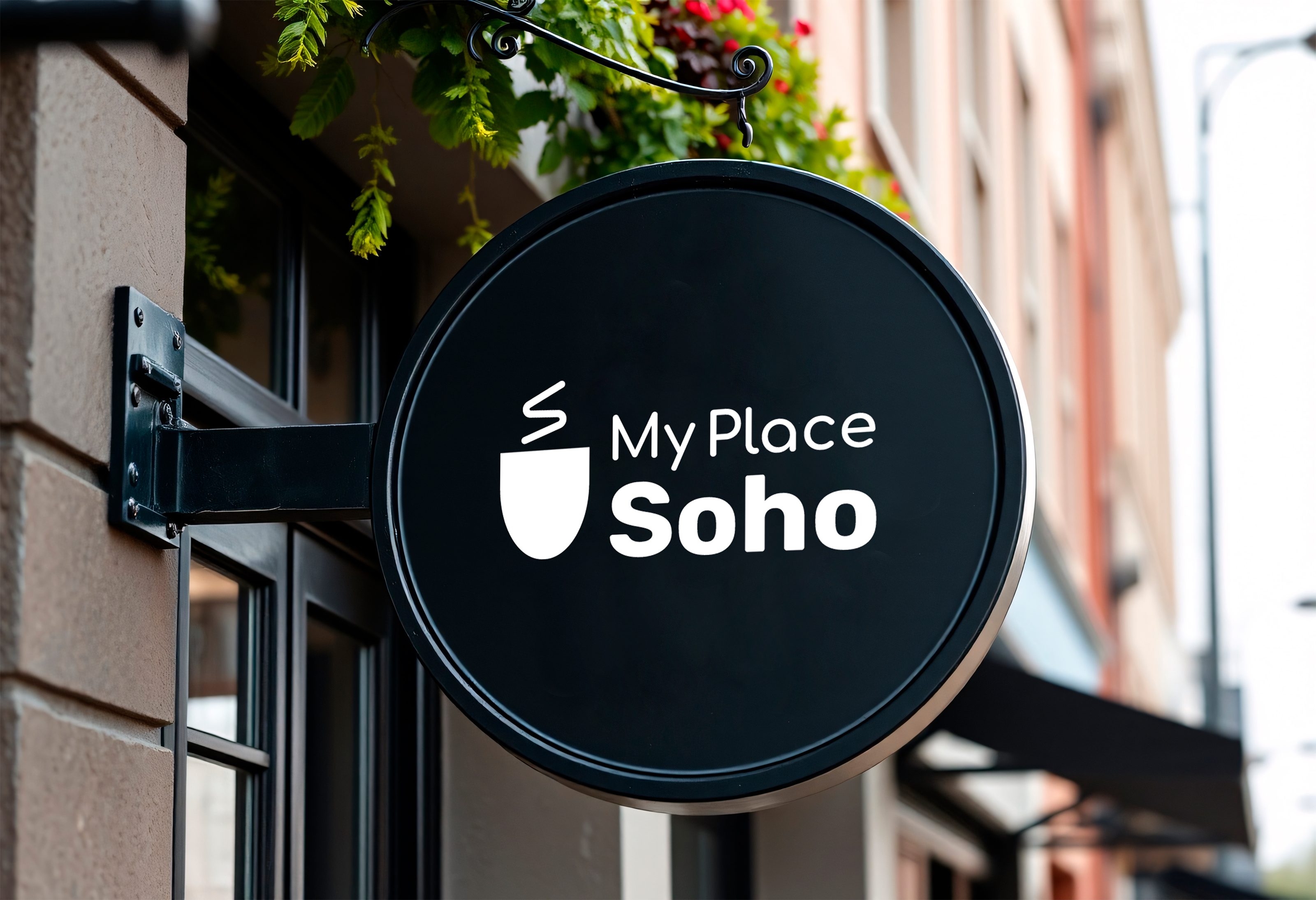 Логотип и минимальный фирменный стиль кофейни My Place Soho — Изображение №14 — Брендинг, Графика на Dprofile