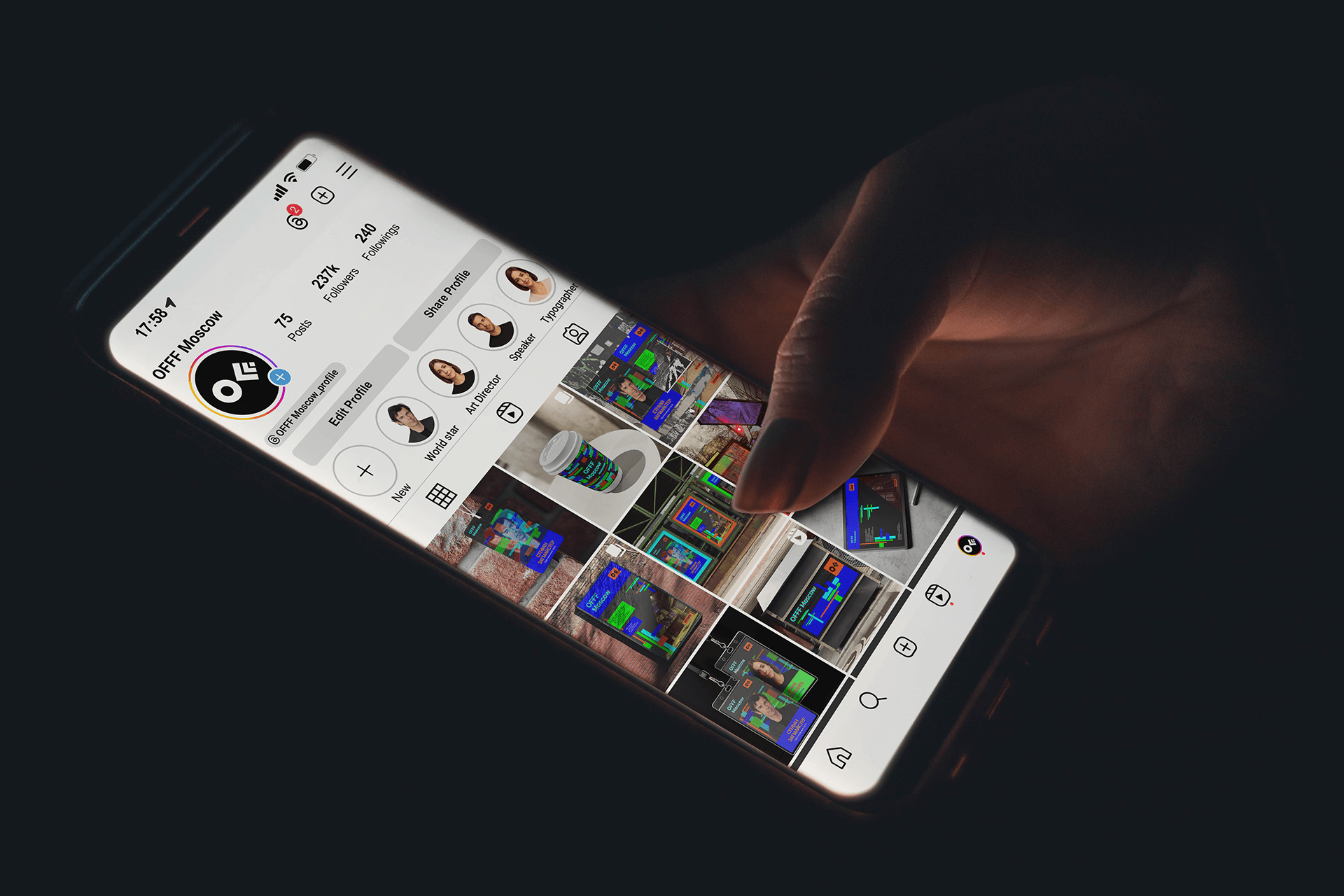 Айдентика фестиваля OFFF Moscow — Изображение №18 — Брендинг, Графика на Dprofile