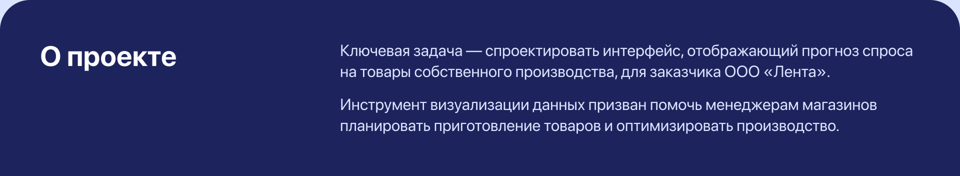 Дашборд для «Ленты» — Изображение №2 — Интерфейсы на Dprofile