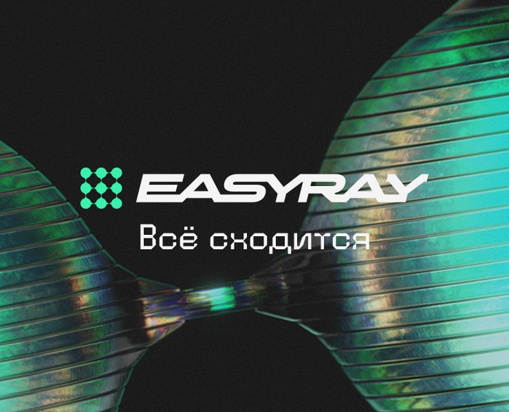 Айдентика для EASYRAY на Dprofile