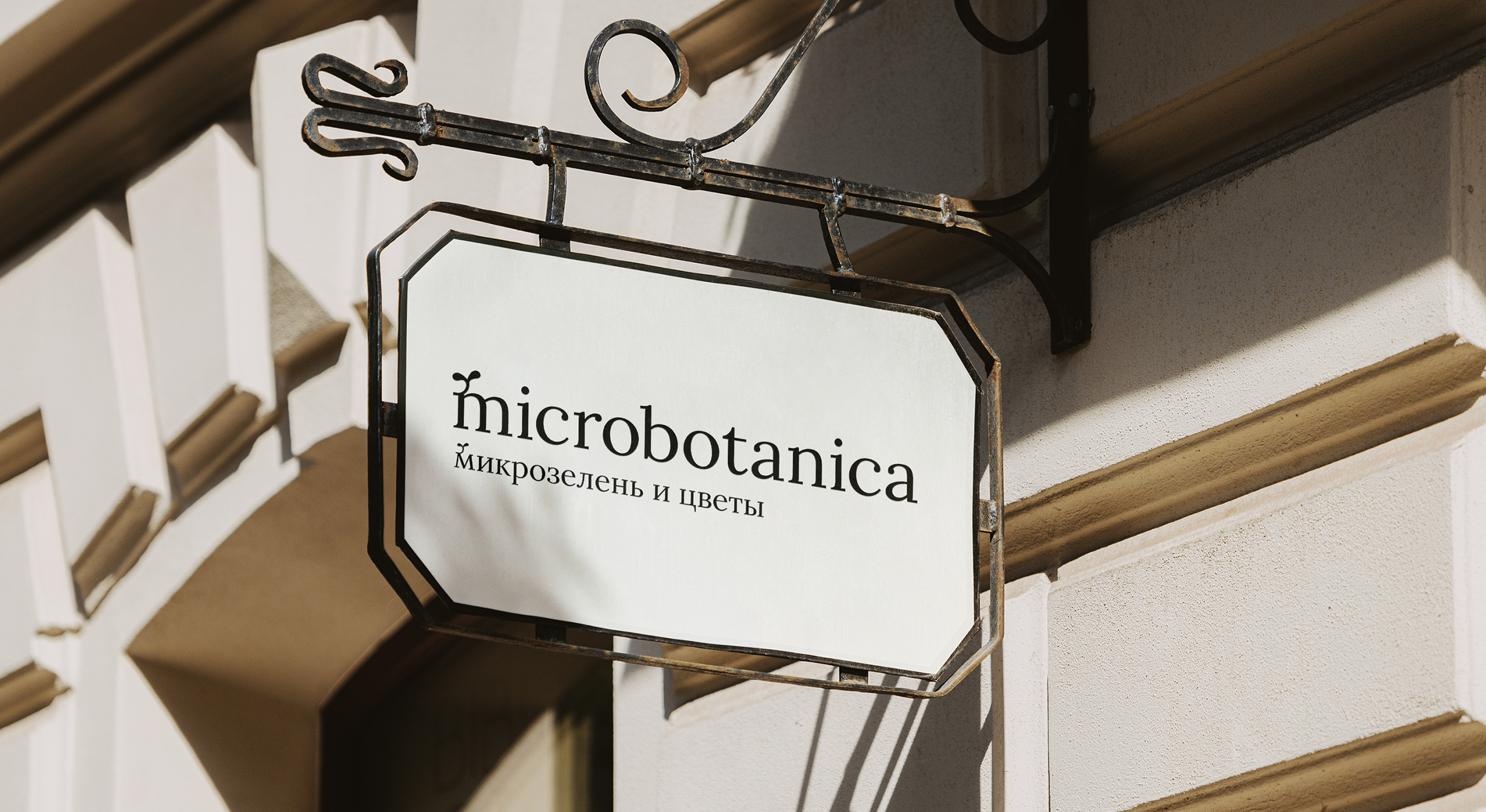Сити-ферма microbotanica. Нейминг, айдентика и шрифт. — Изображение №2 — Брендинг, Графика на Dprofile