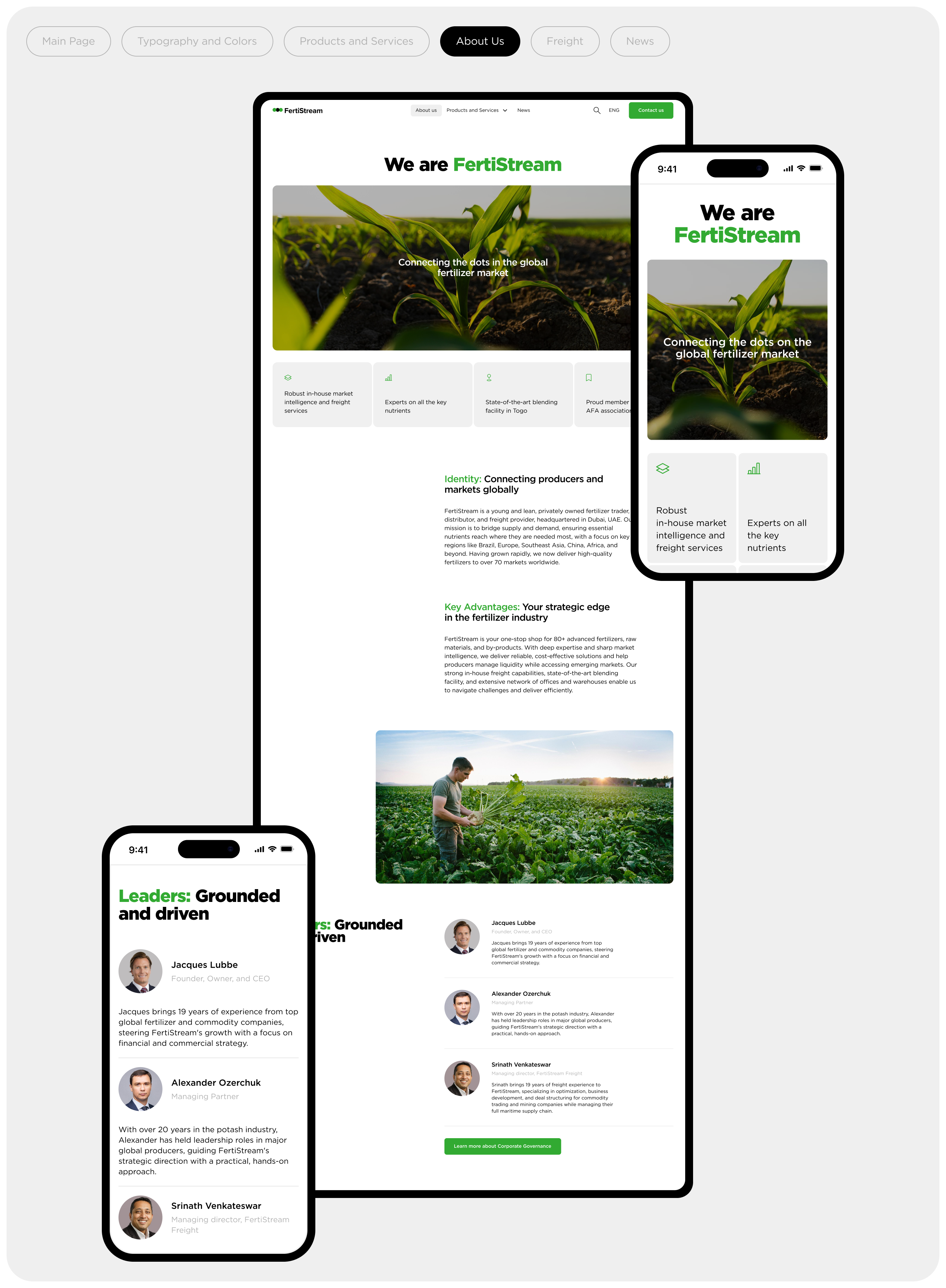 Corporate Website for Fertilizer Trader — Изображение №6 — Интерфейсы на Dprofile