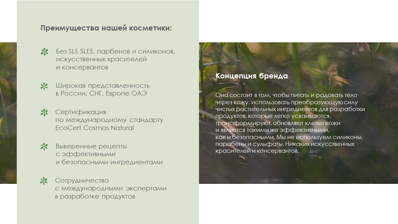 Презентация для бьюти-бренда Ecolatier — Изображение №2 — Маркетинг на Dprofile