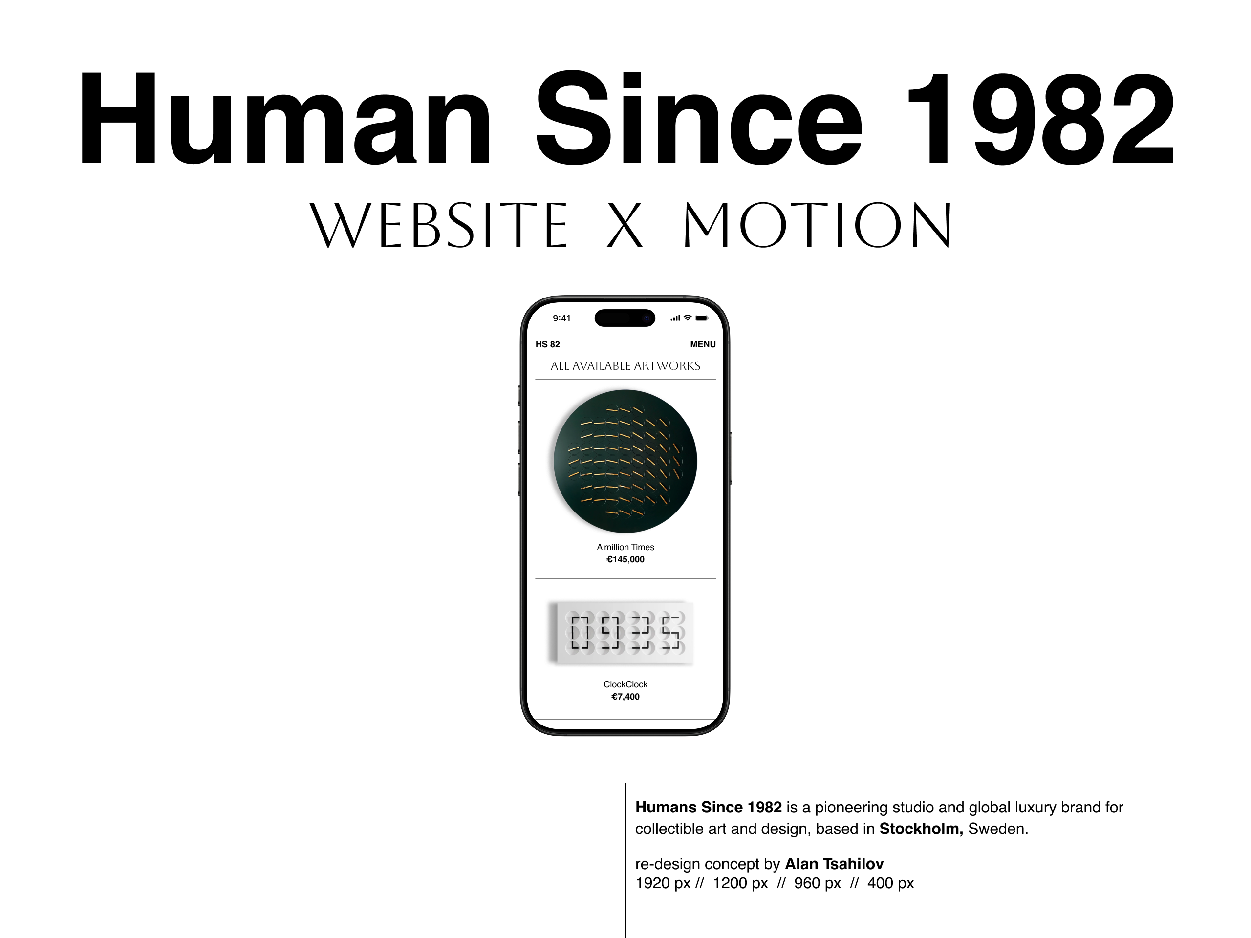 HS 82 I WEB X MOTION — Изображение №1 — Интерфейсы на Dprofile