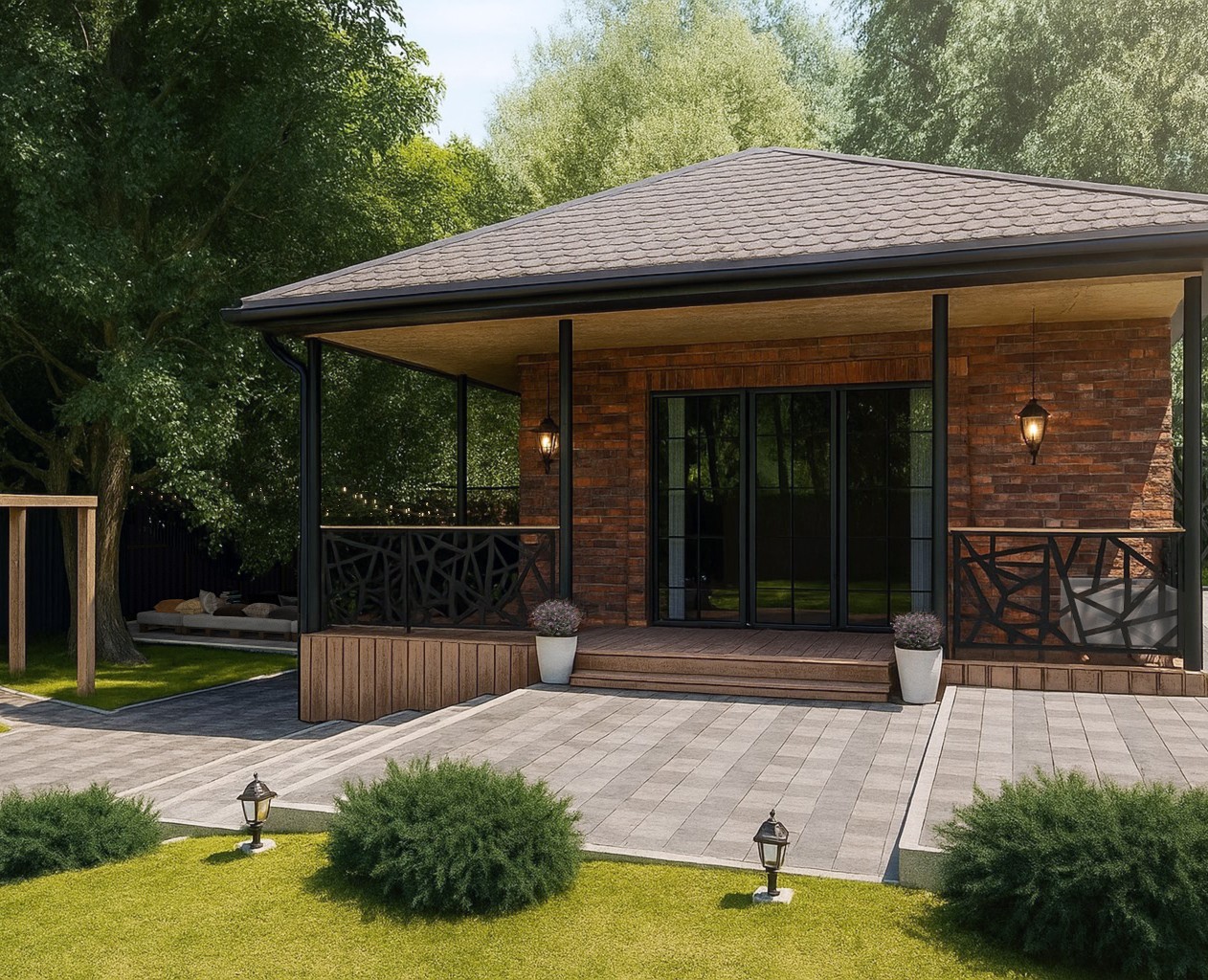 Лесной домик — 3D на Dprofile