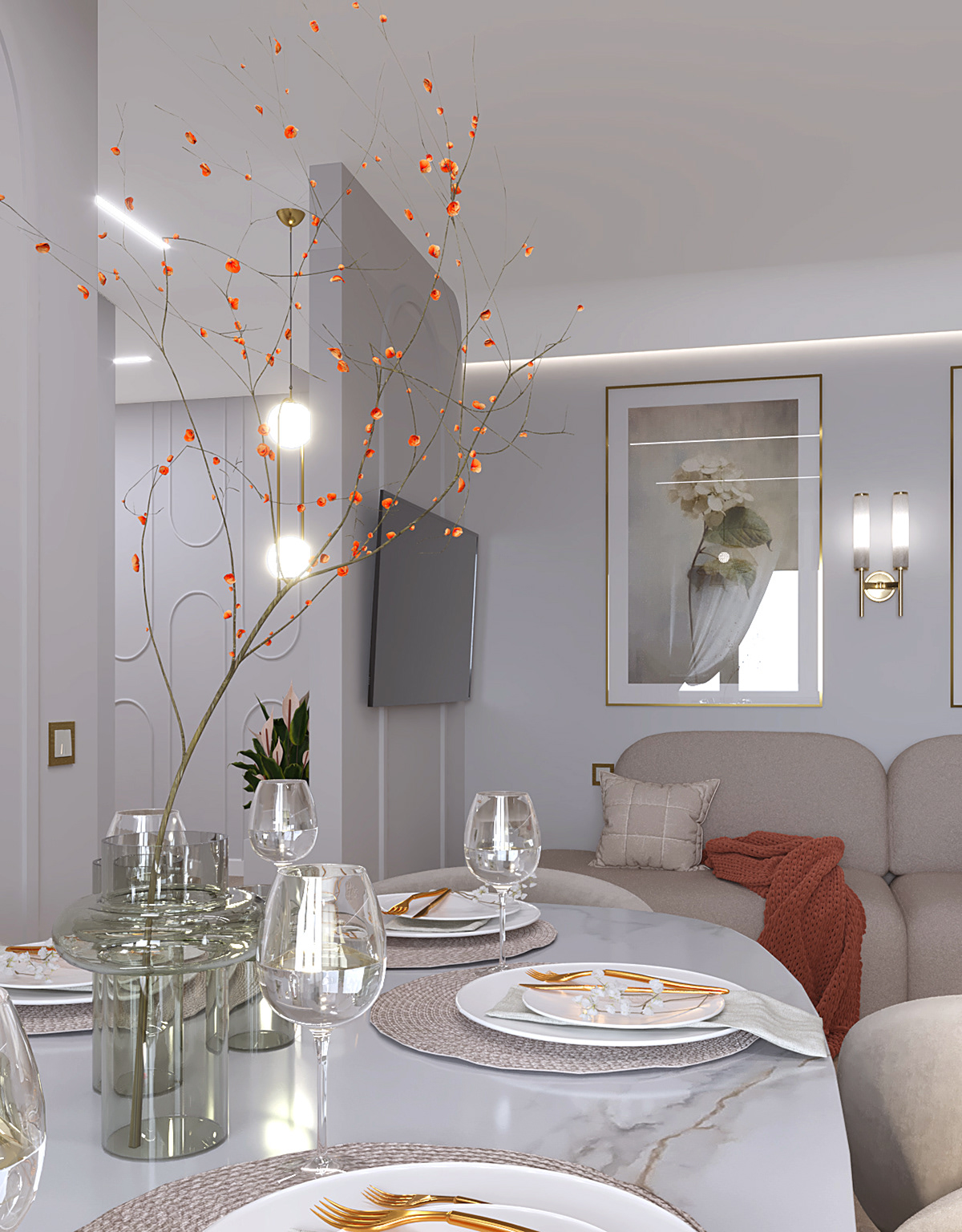 Квартира на Чапаева — Изображение №14 — 3D на Dprofile