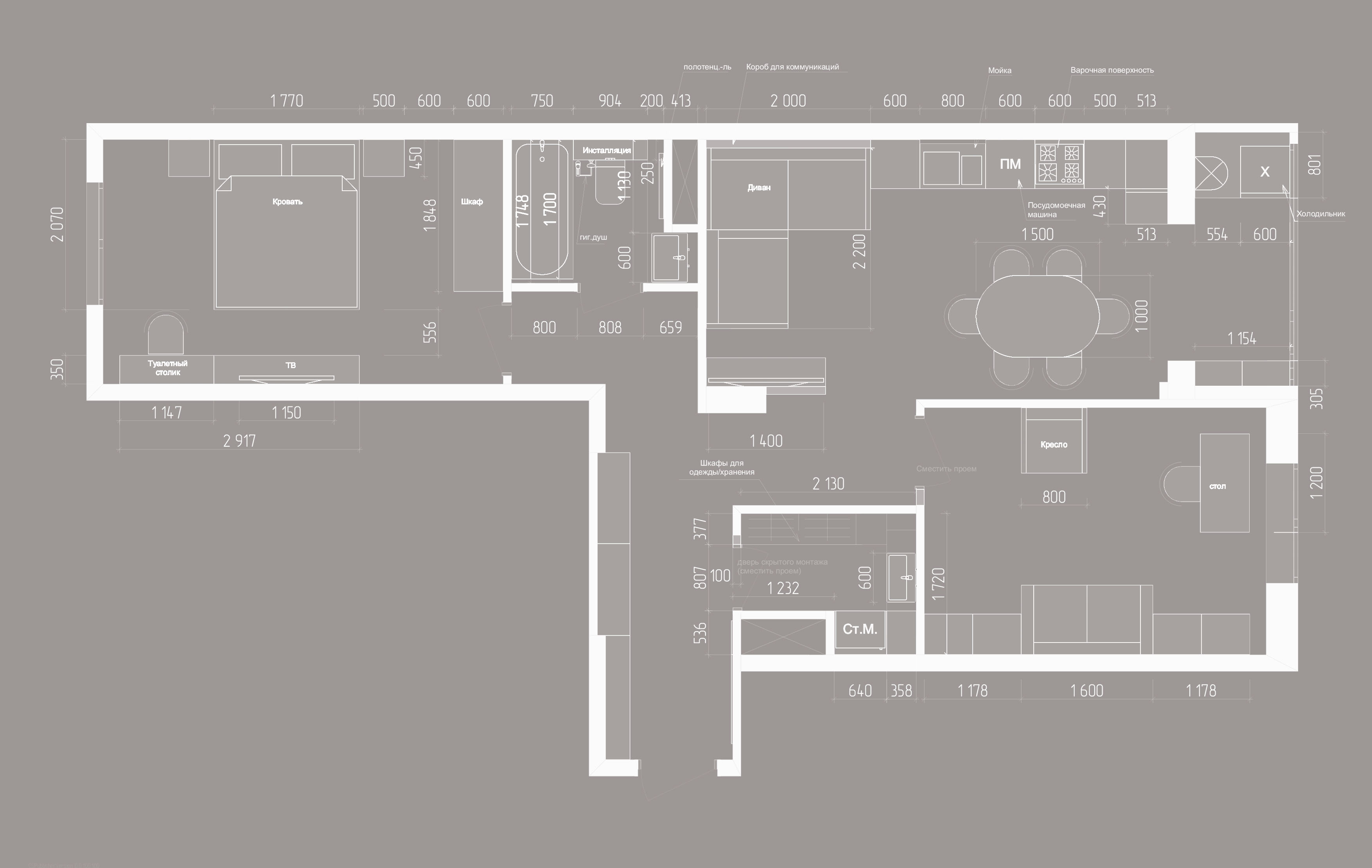 Квартира на Чапаева — Изображение №9 — 3D на Dprofile