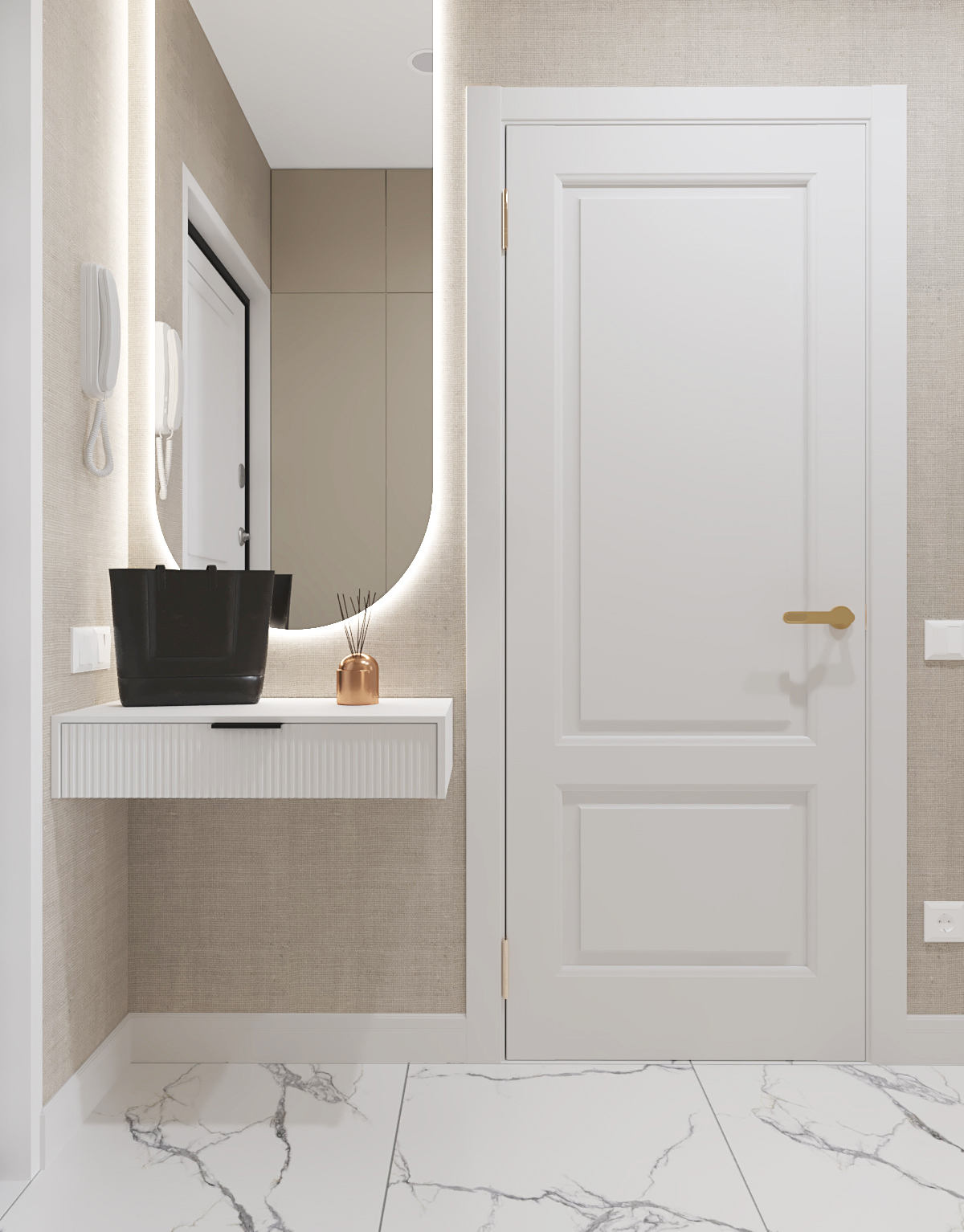 Квартира в ЖК "Красный металлист" — Изображение №27 — Иллюстрация, 3D на Dprofile