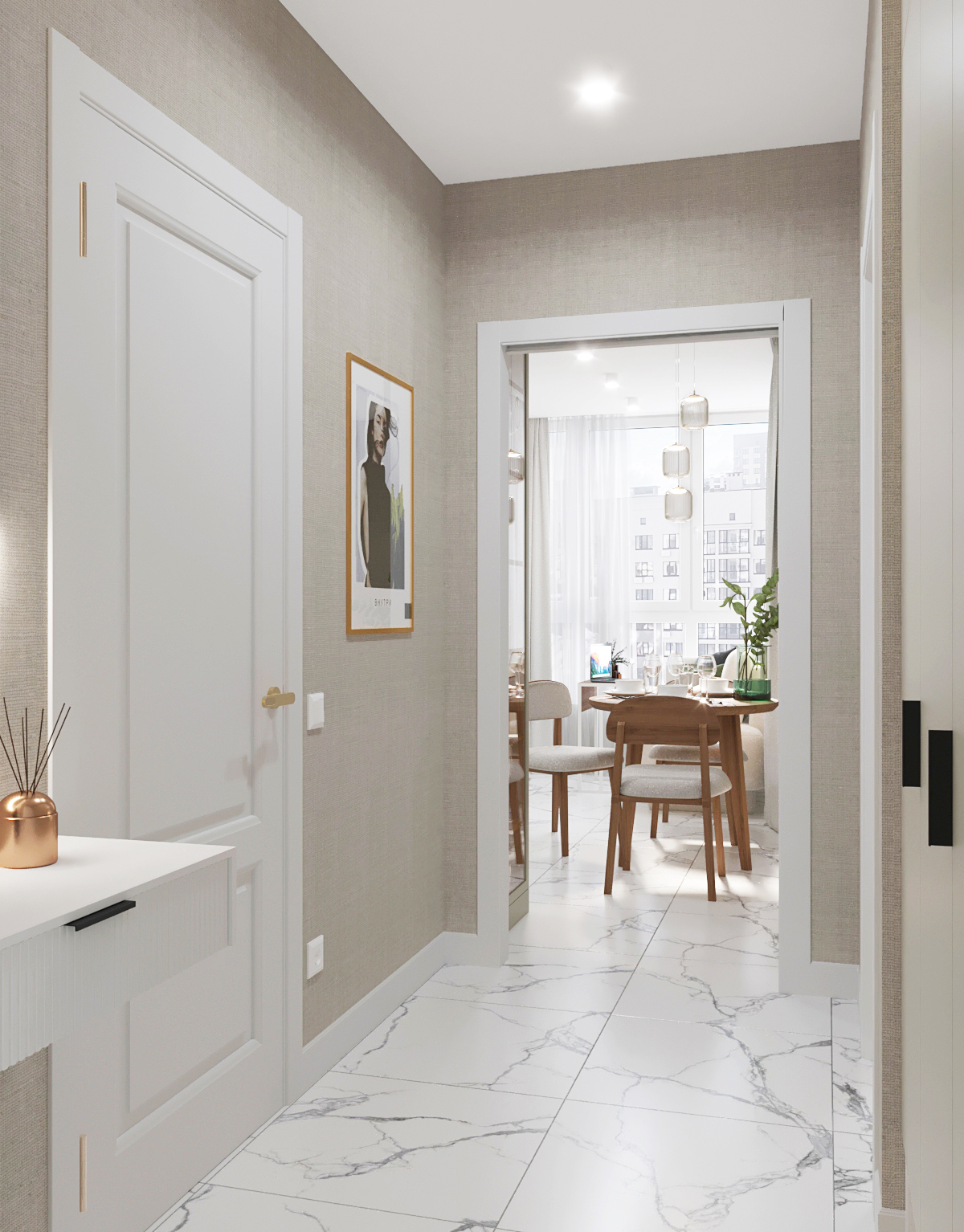 Квартира в ЖК "Красный металлист" — Изображение №25 — Иллюстрация, 3D на Dprofile