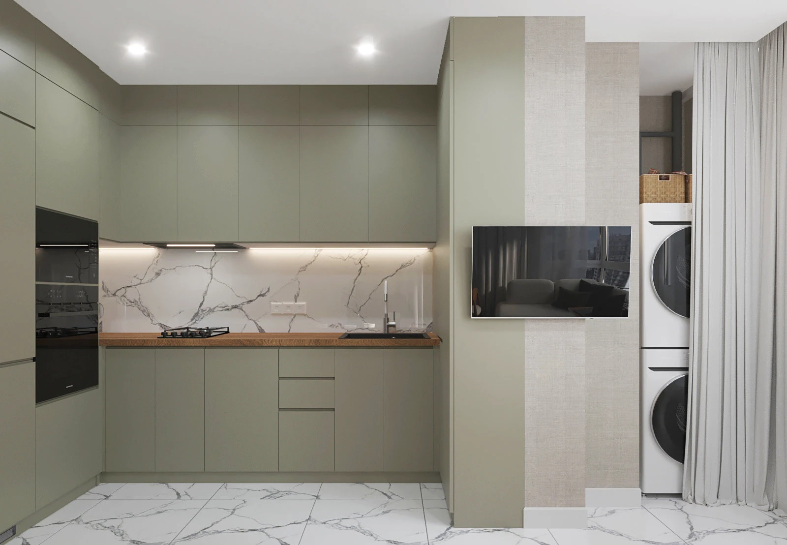 Квартира в ЖК "Красный металлист" — Изображение №16 — Иллюстрация, 3D на Dprofile