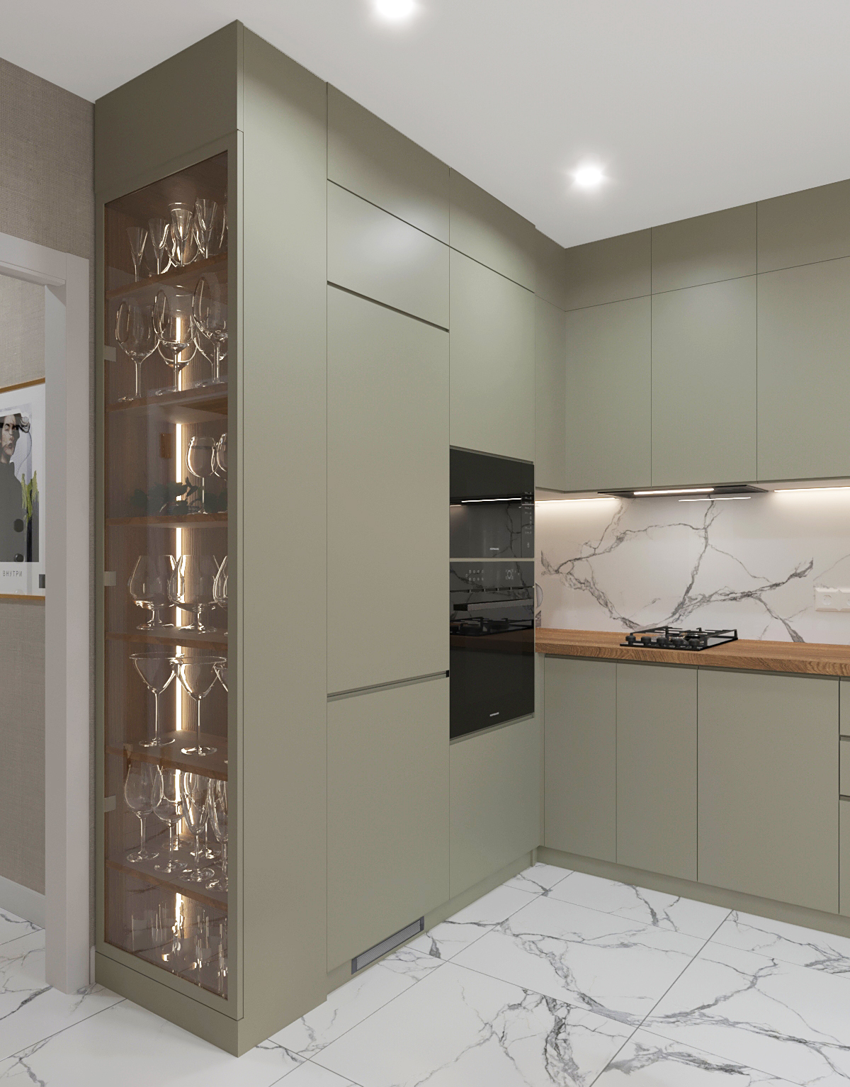 Квартира в ЖК "Красный металлист" — Изображение №17 — Иллюстрация, 3D на Dprofile