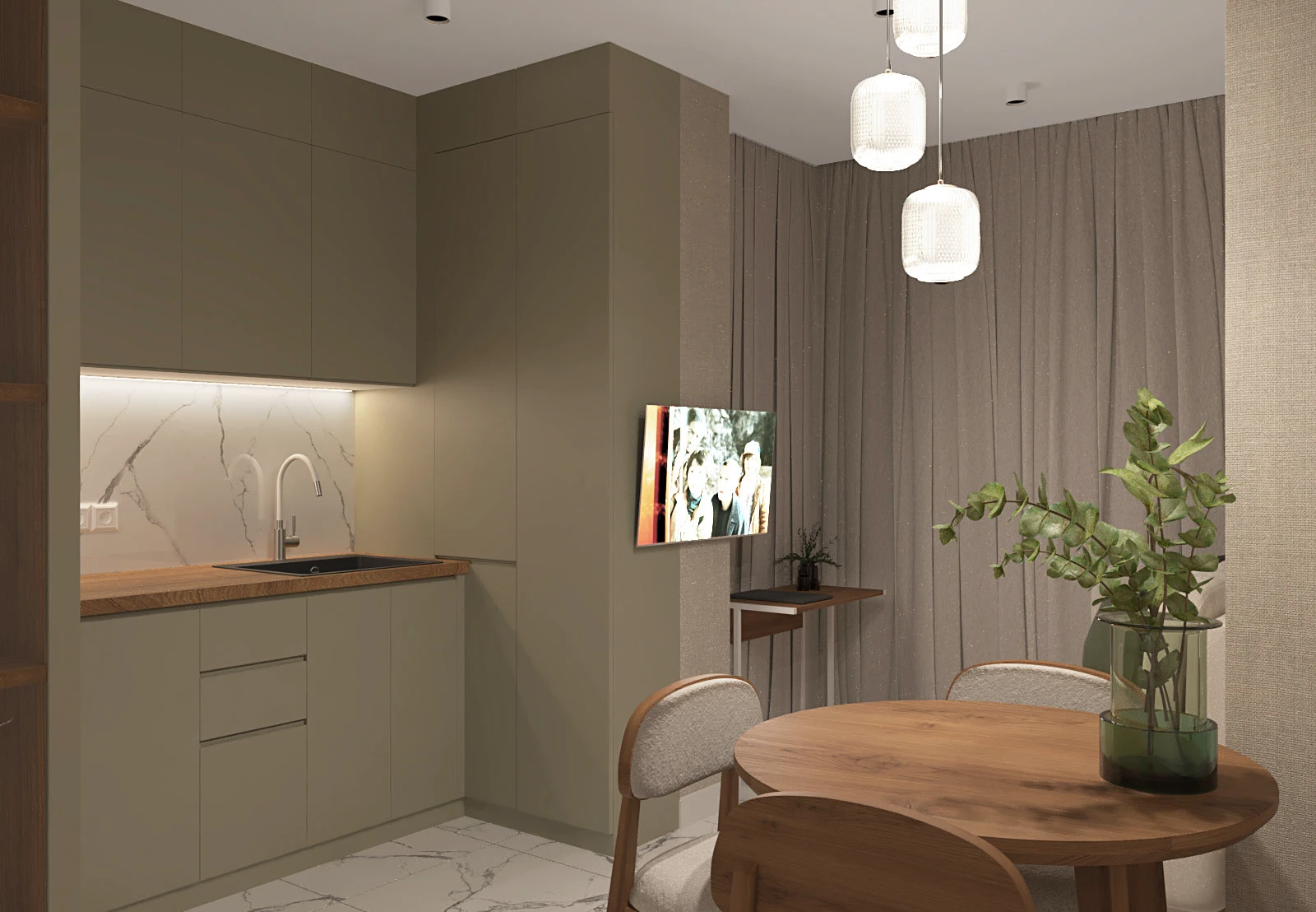 Квартира в ЖК "Красный металлист" — Изображение №24 — Иллюстрация, 3D на Dprofile