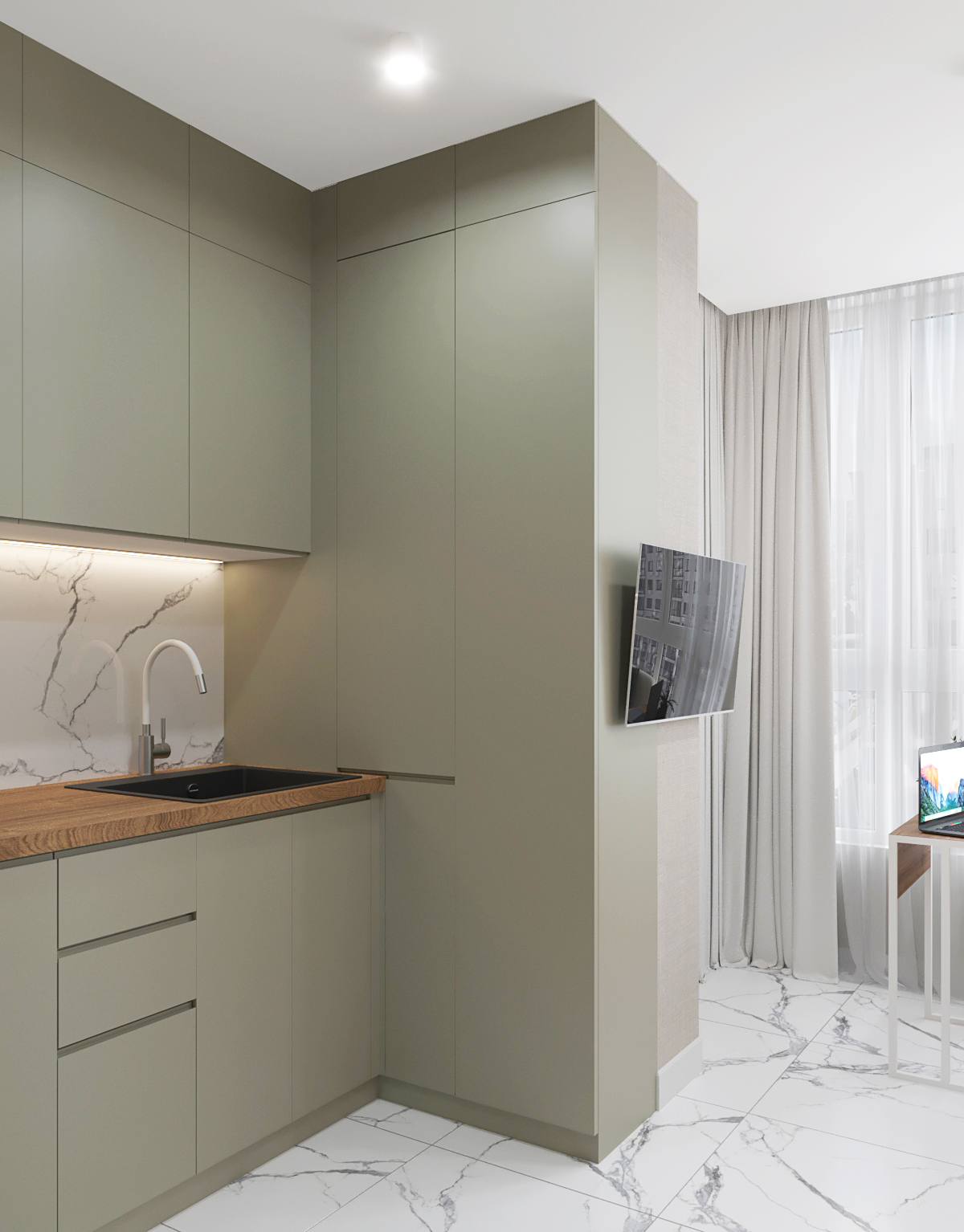 Квартира в ЖК "Красный металлист" — Изображение №19 — Иллюстрация, 3D на Dprofile