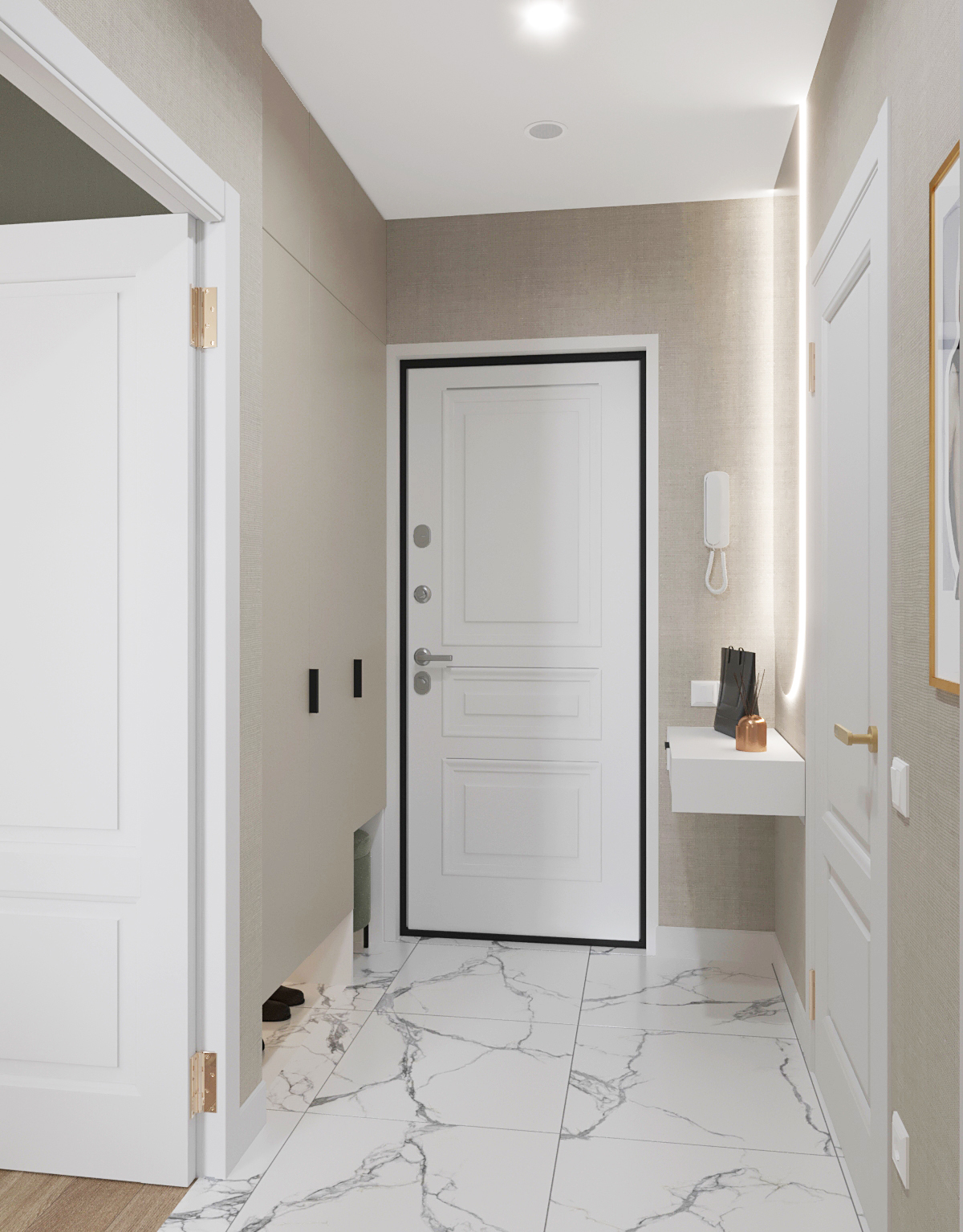 Квартира в ЖК "Красный металлист" — Изображение №26 — Иллюстрация, 3D на Dprofile